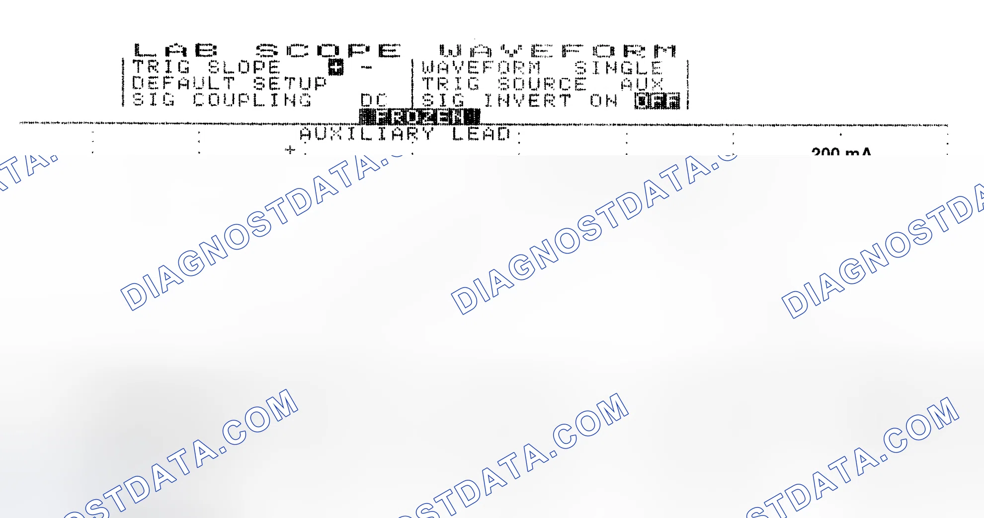 Scheme 13: Single Injector w/Normal Current Flow - Current Pattern