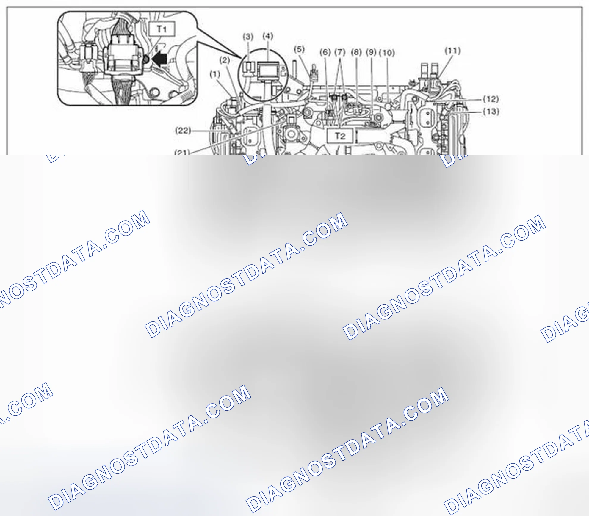 Scheme 105: ENGINE HARNESS