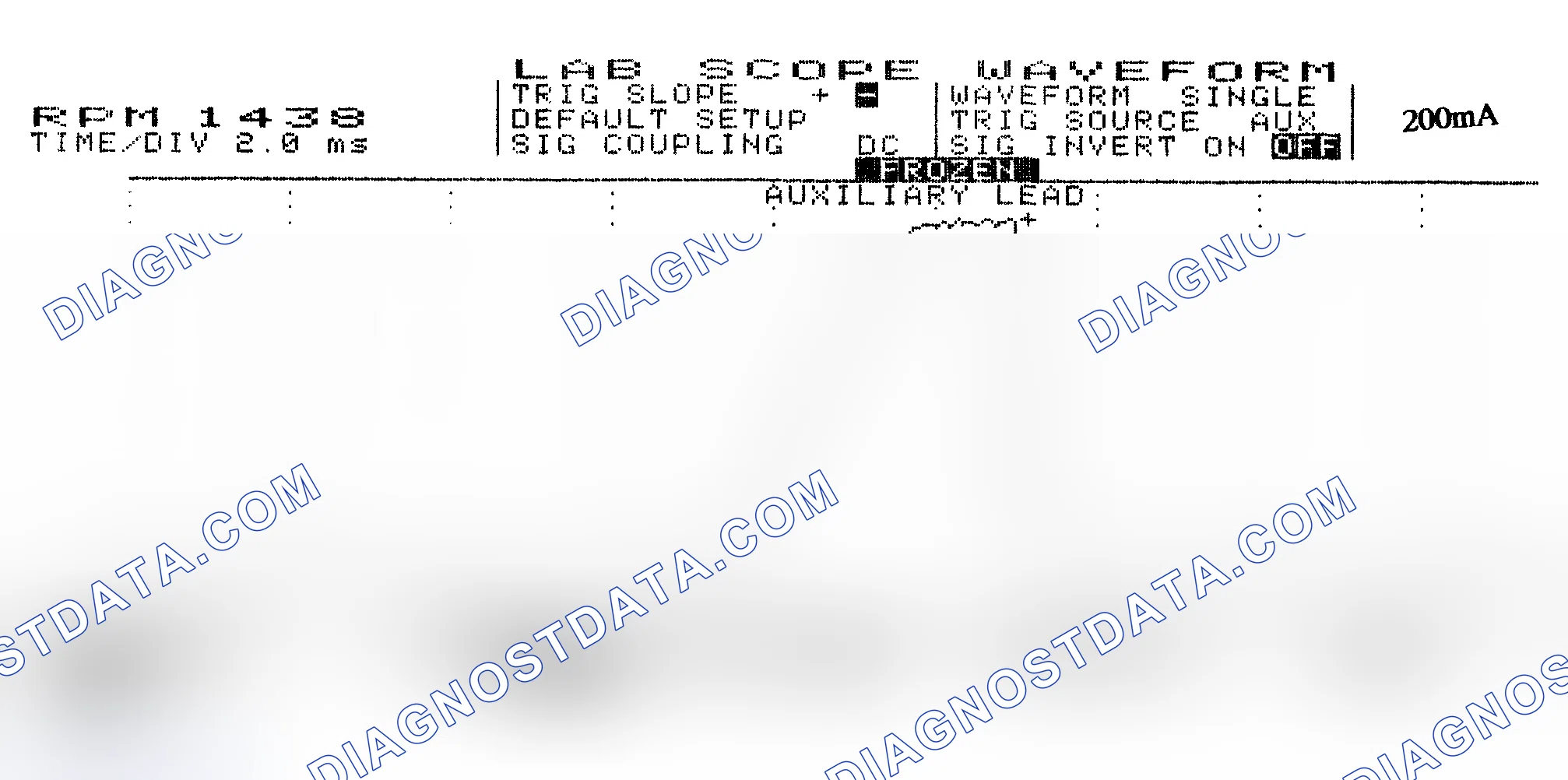 Scheme 15: Single Injector w/Normal Current Flow - Current Pattern