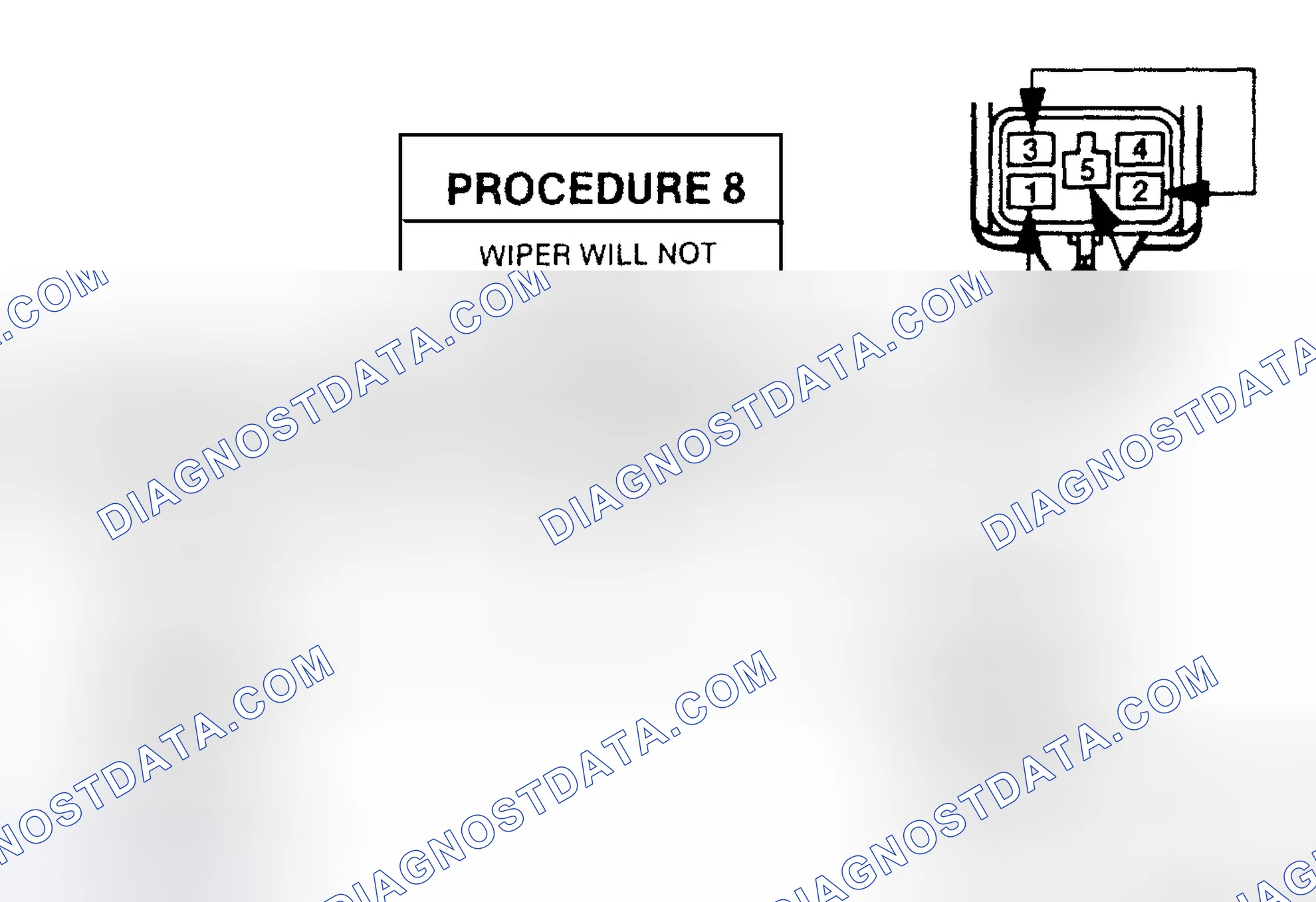 Scheme 10: FRONT - WIPER WILL NOT SHUT OFF