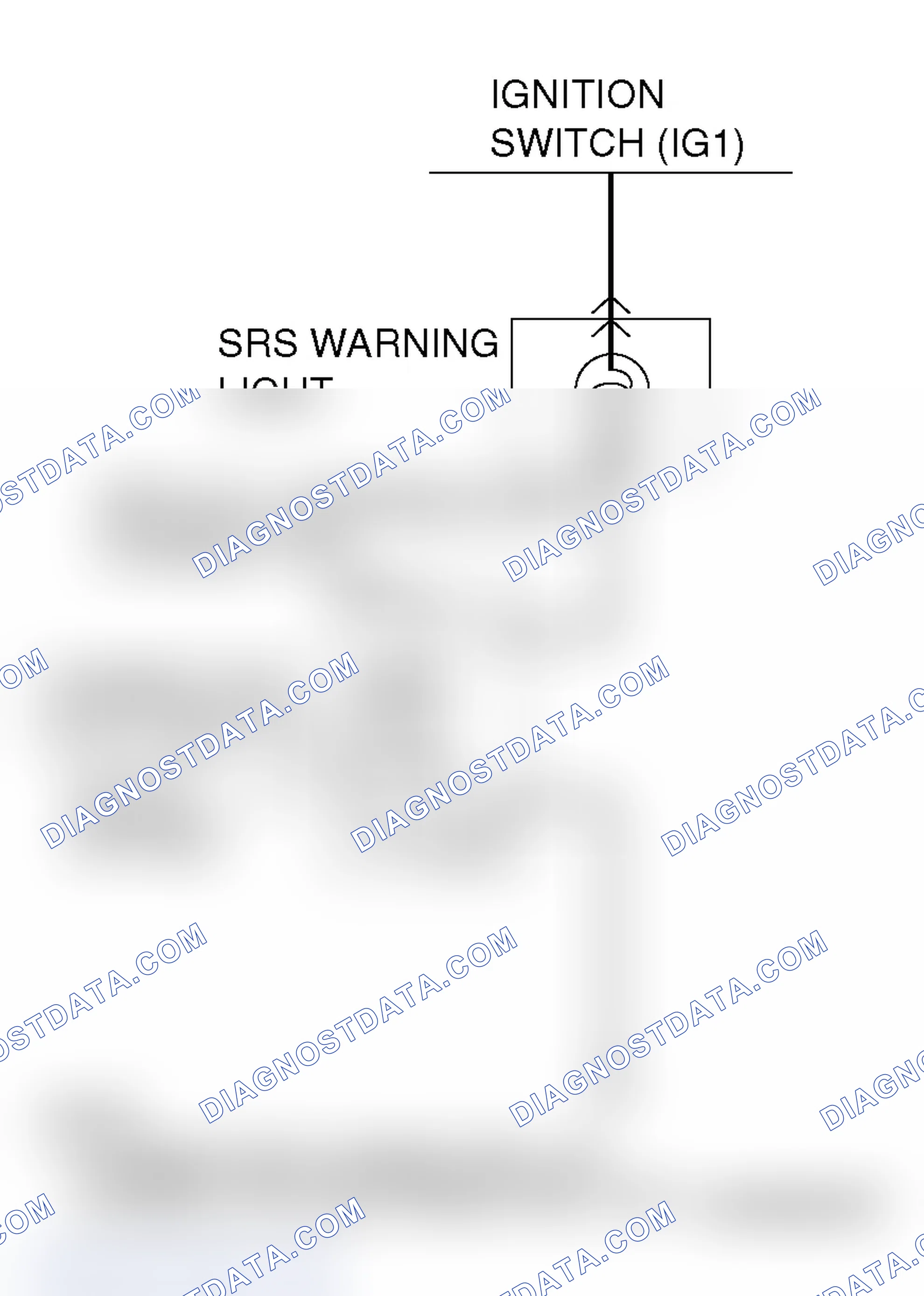 Scheme 345: WARNING LIGHT CIRCUIT CONNECTOR LOCK SWITCH