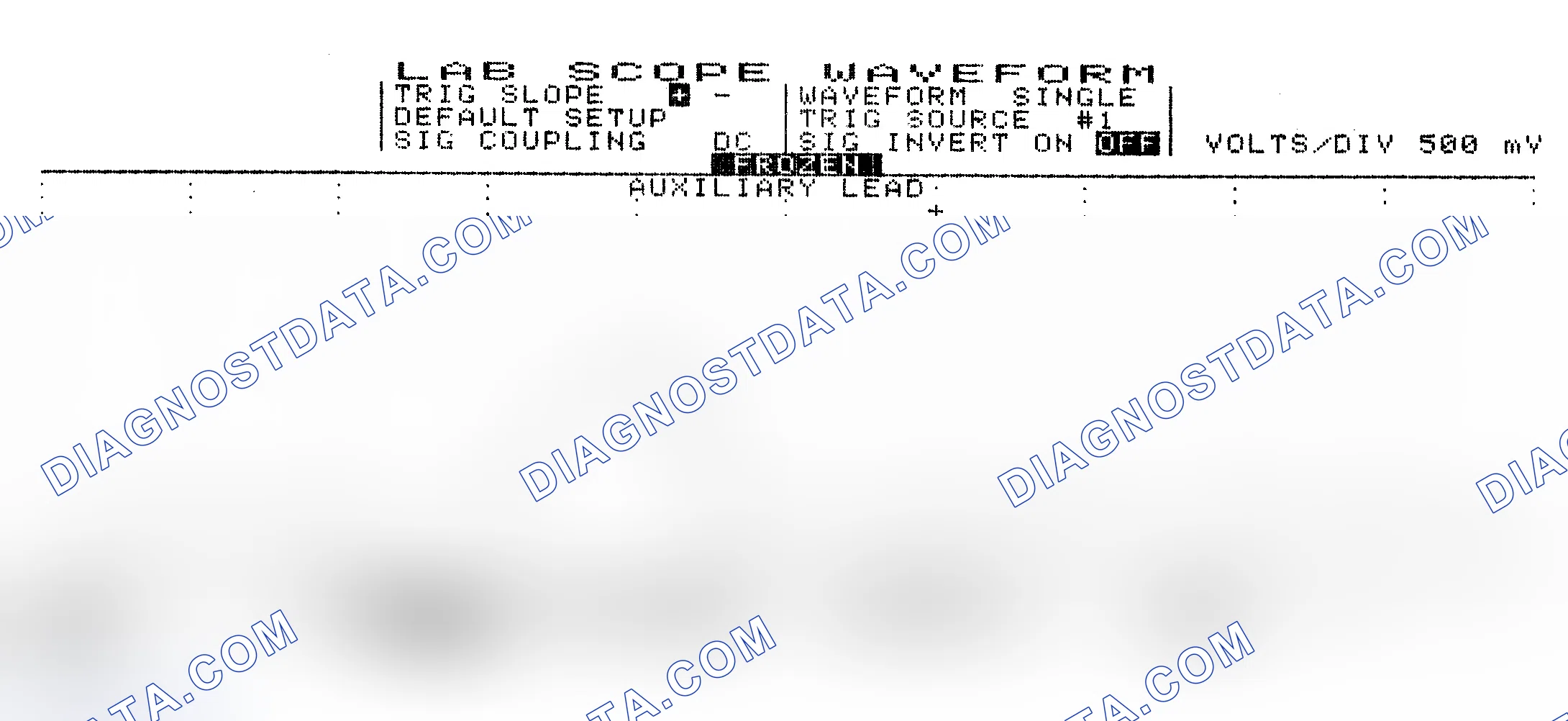 Scheme 10: Single Injector w/Excessive Current Flow - Current Pattern