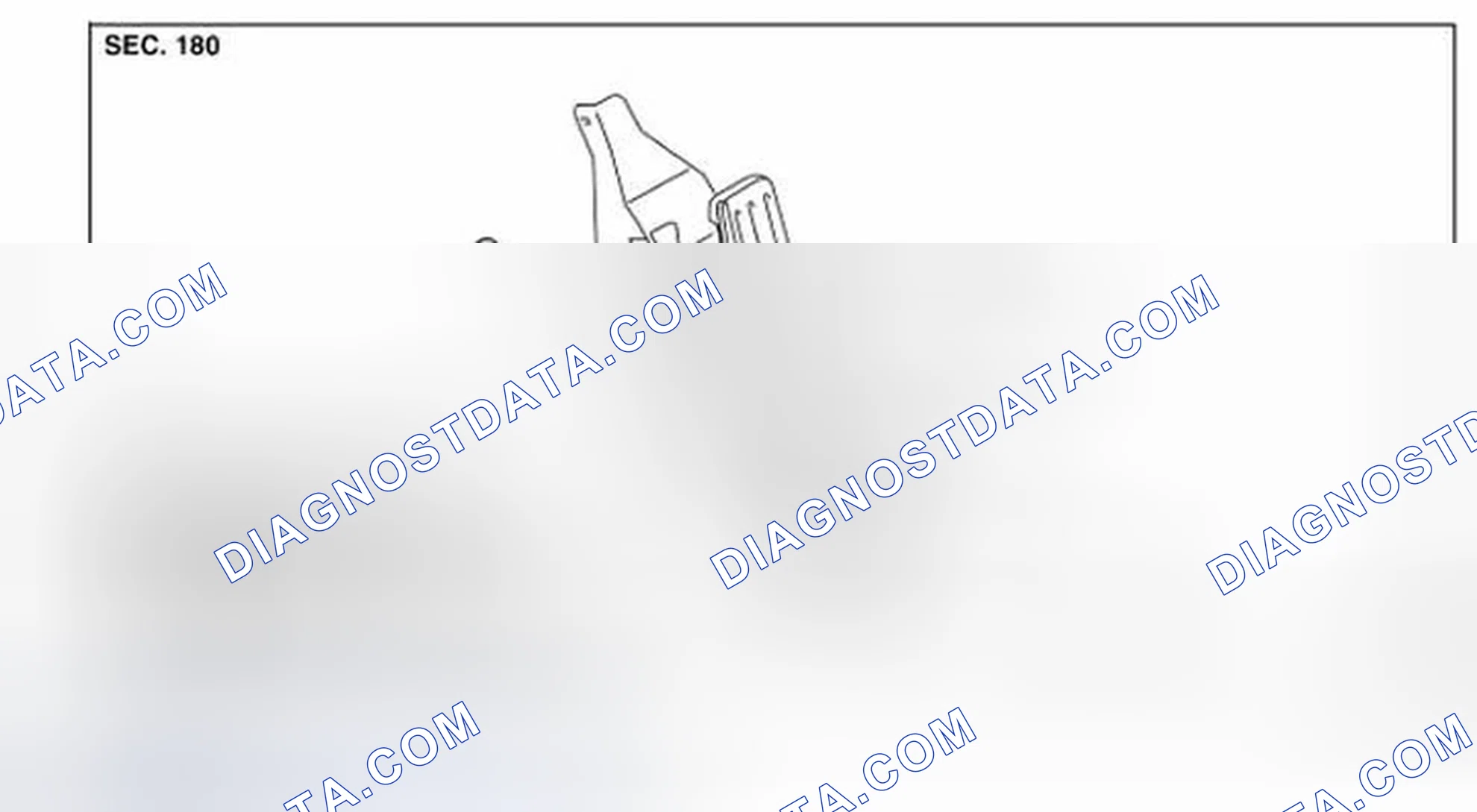 Scheme 2: MODELS WITHOUT DISTANCE CONTROL ASSIST SYSTEM : Exploded View