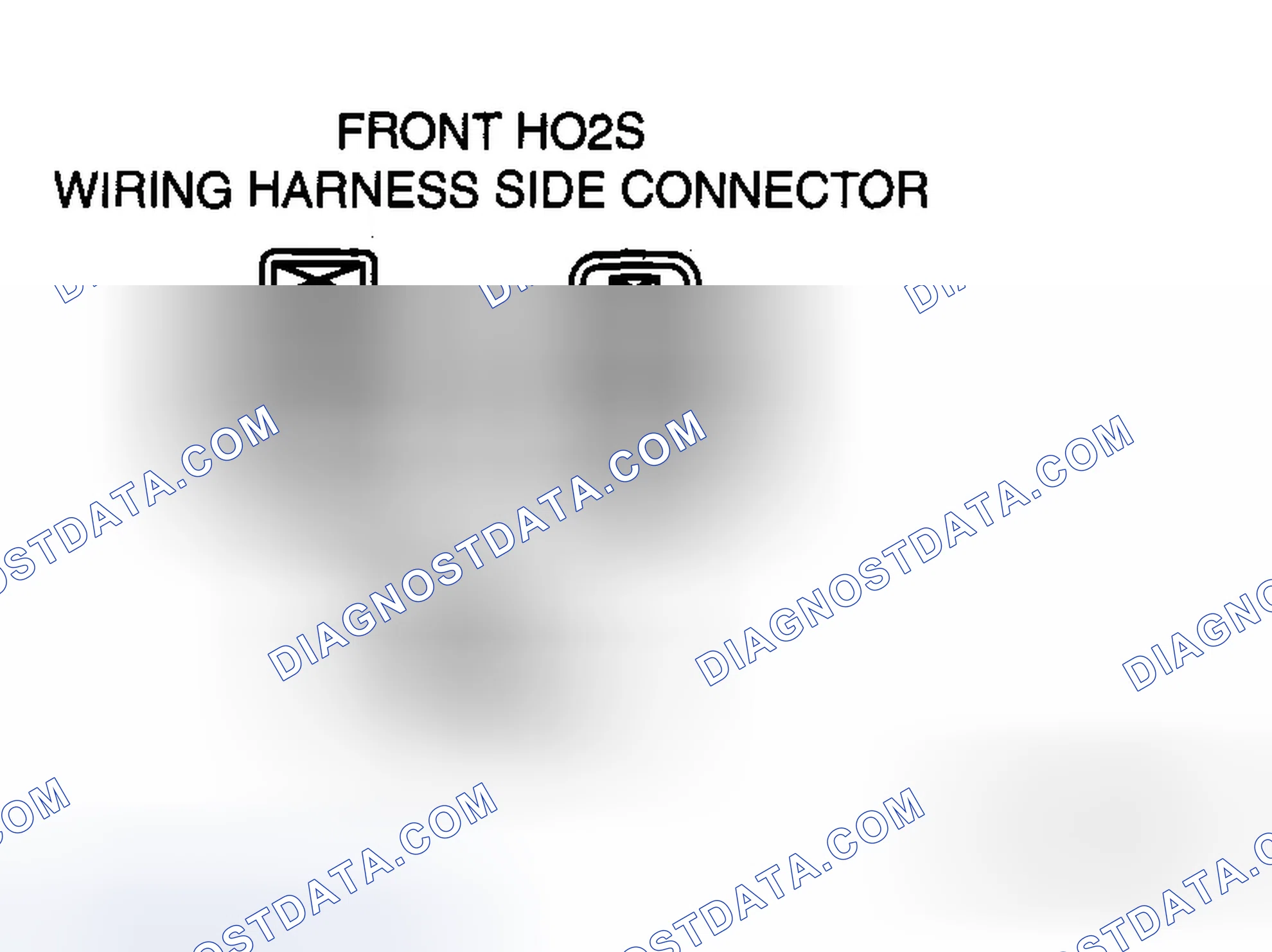 Scheme 66: Front HO2S circuit open/short inspection (sensor)