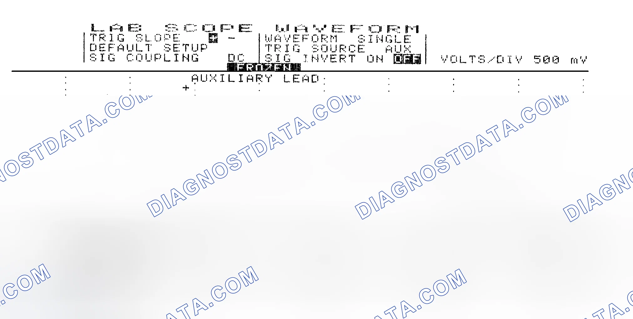 Scheme 14: Single Injector w/Excessive Current Flow - Current Pattern