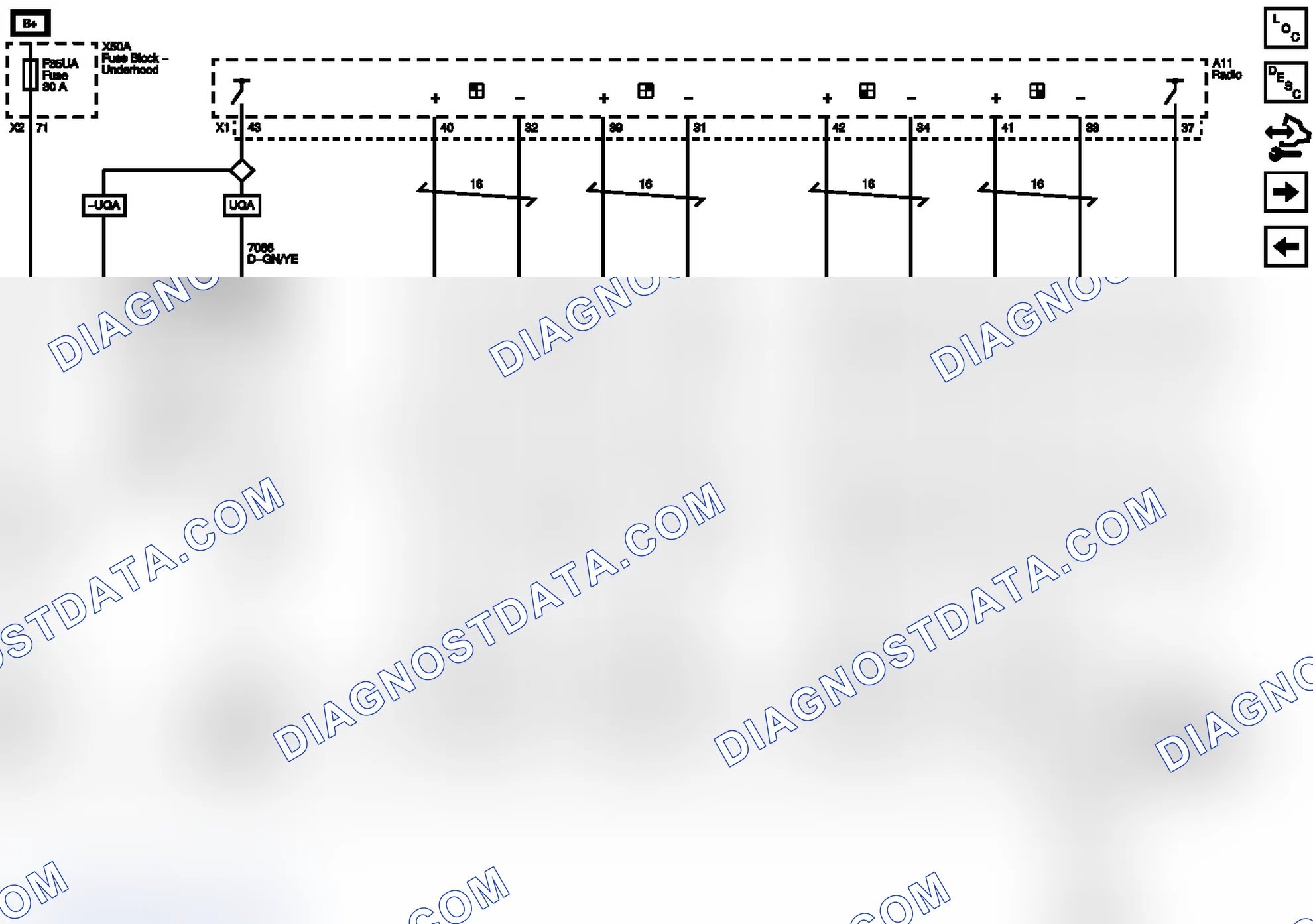 Scheme 2: Amplifier Inputs (UQA) Wiring Schematics