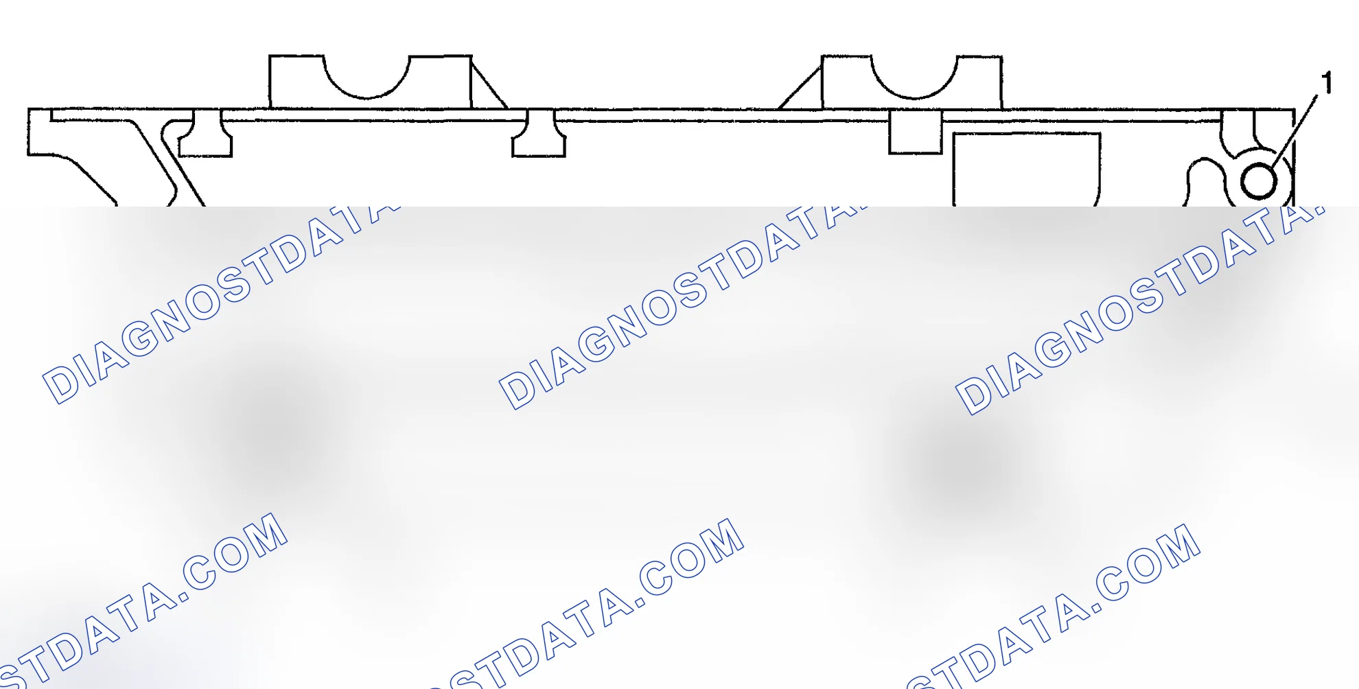 Scheme 789: Cylinder Head - End View (Front)