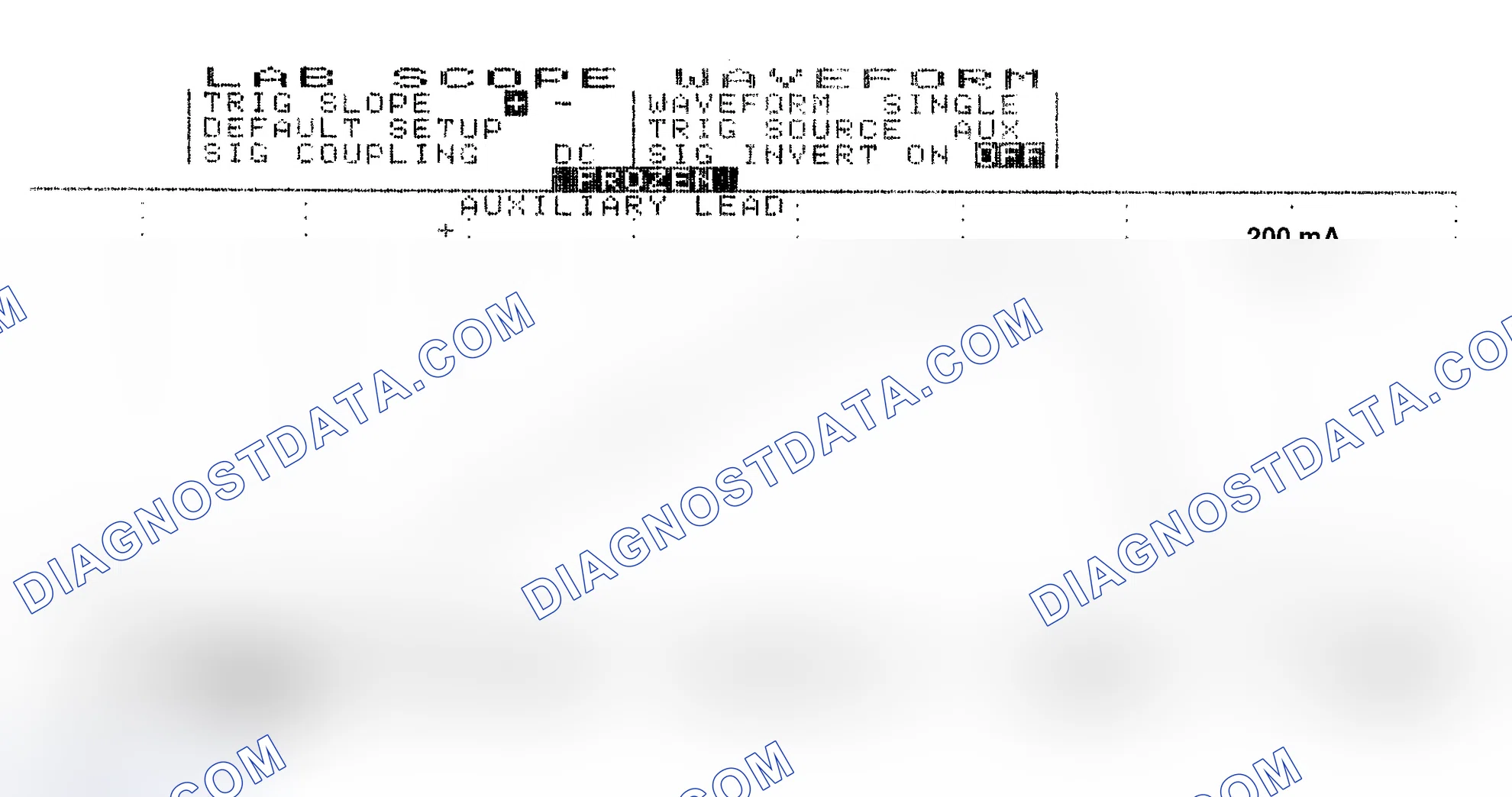 Scheme 13: Single Injector w/Normal Current Flow - Current Pattern