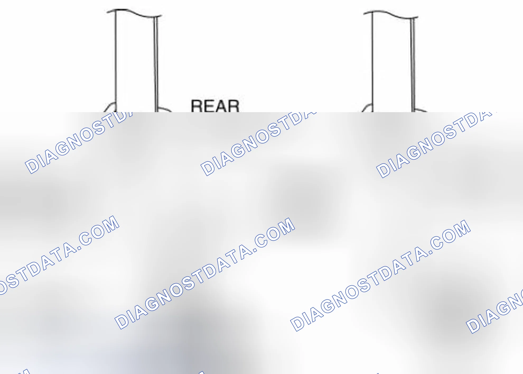 Scheme 15: Rear Center Seat Belt Installation Note