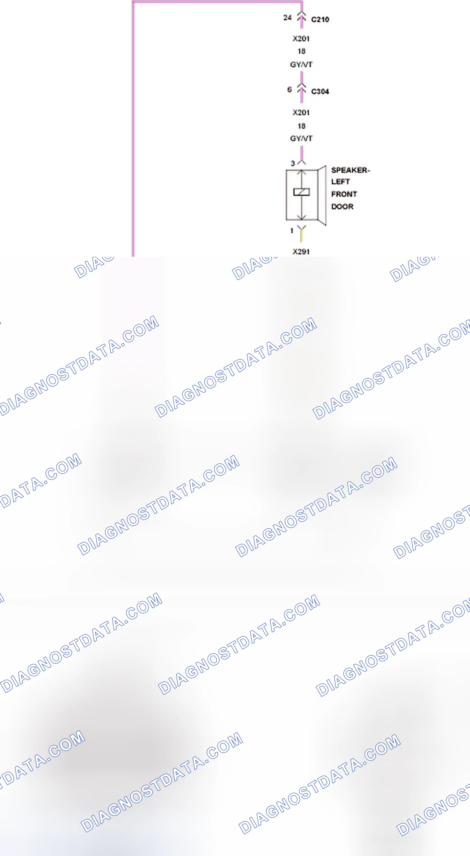 Scheme 54: B146B-CHANNEL 3 AUDIO SPEAKER OUTPUT CIRCUIT LOW