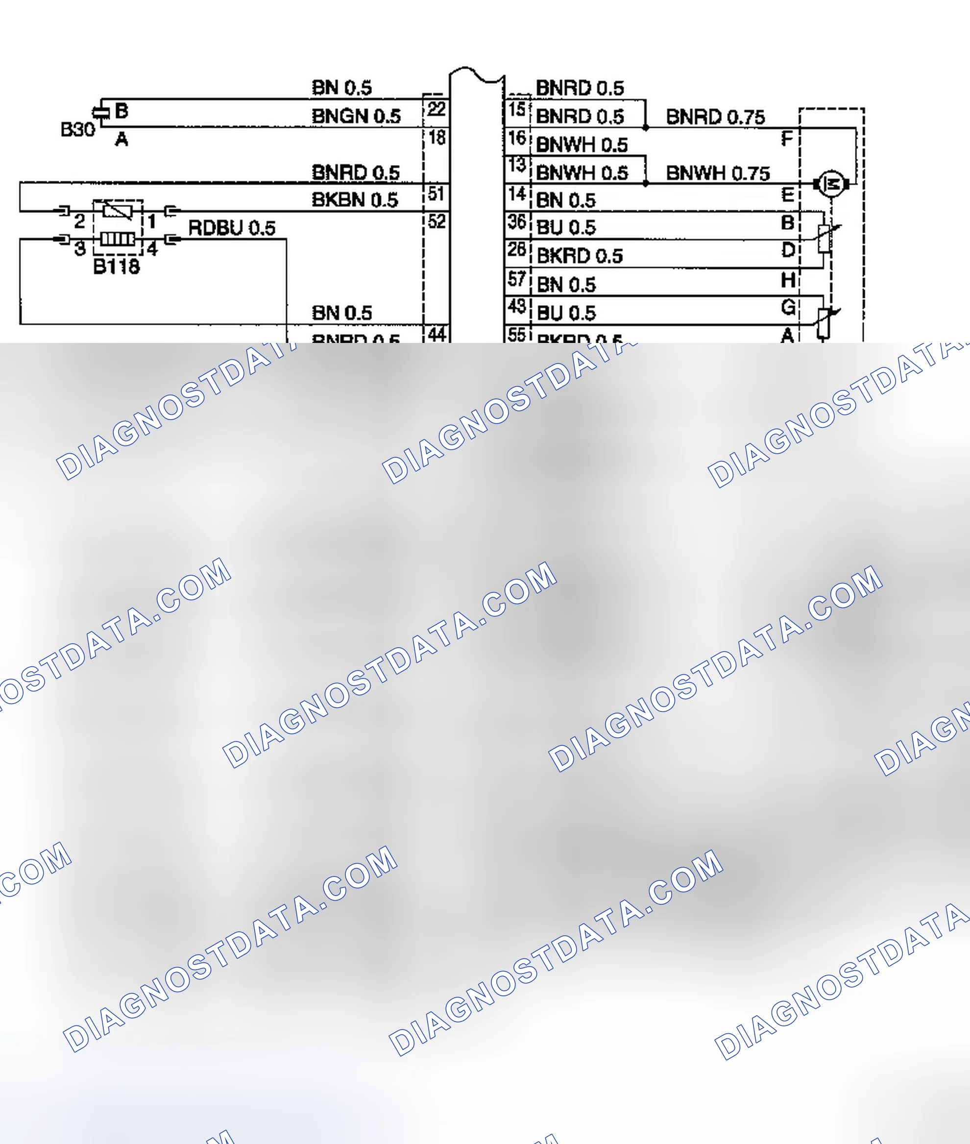 Motormanagementsystem GMPT-E15 Blockschaltbild Multec