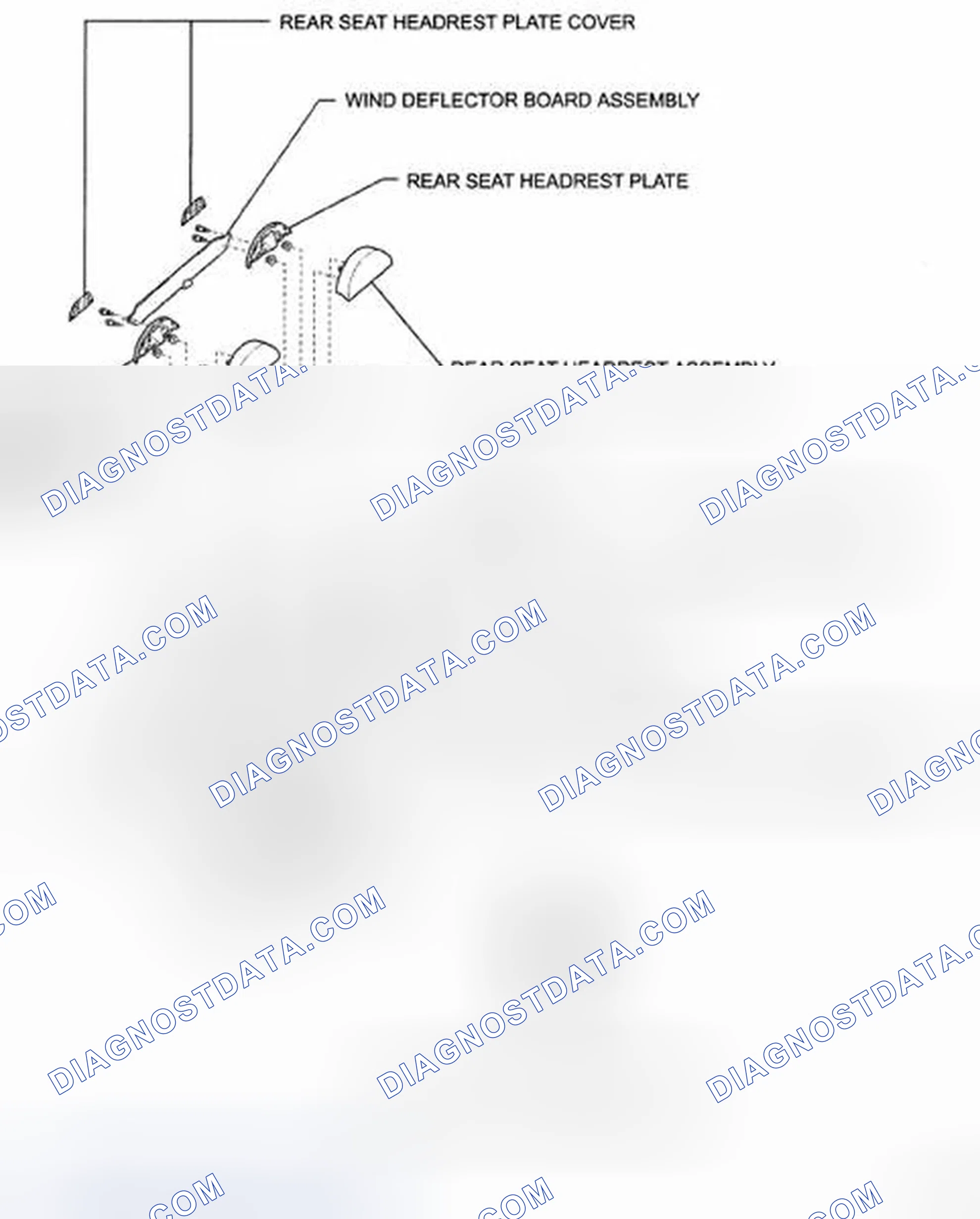 Scheme 141: Identifying Rear No. 2 Speaker Components