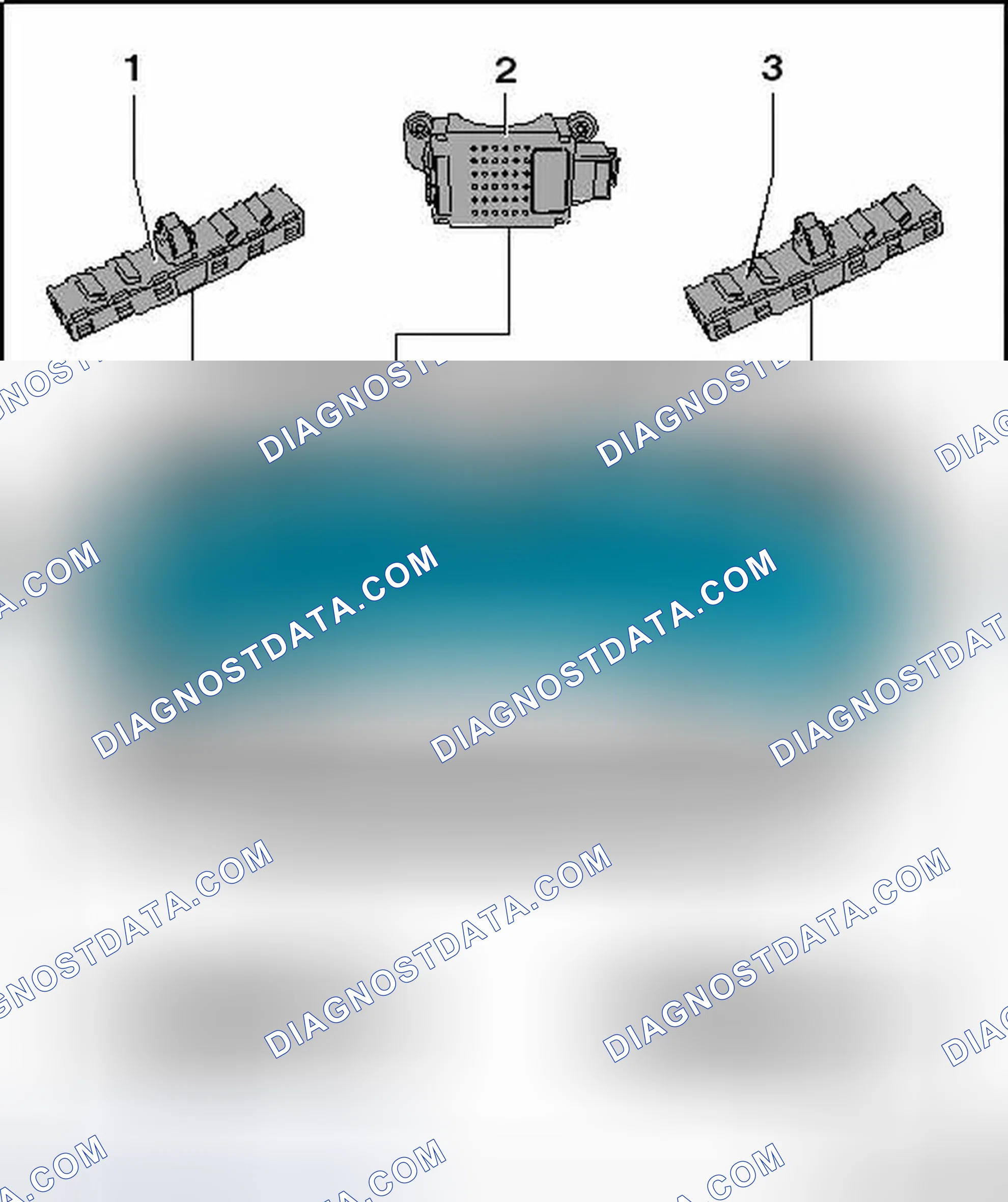 Scheme 4: REAR WINDOW ANTENNA COMPONENTS INSTALLED LOCATIONS OVERVIEW