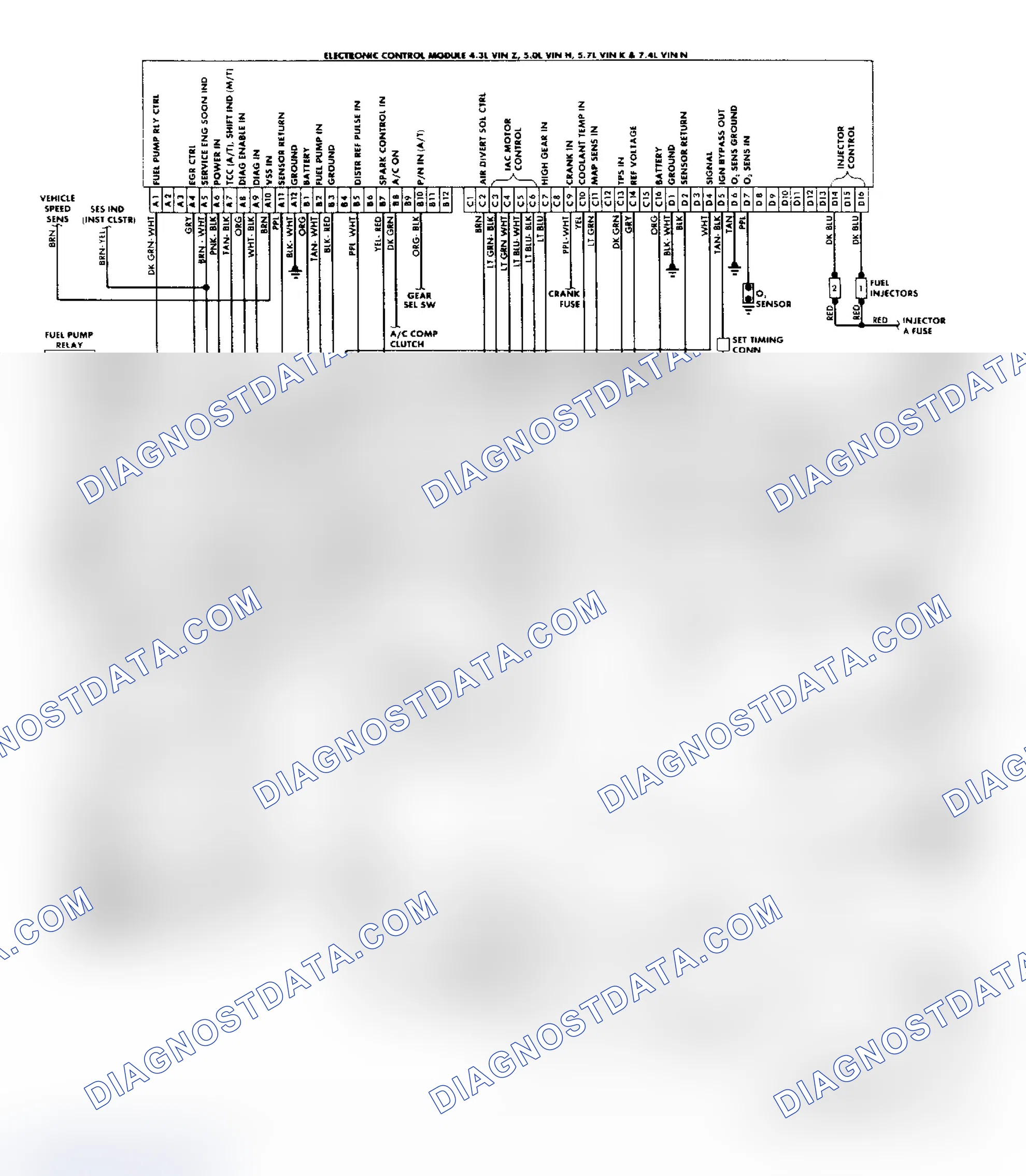 Scheme 69: "C/K" Series (4.3L, 5.0L, 5.7L & 7.4L) Wiring Diagram