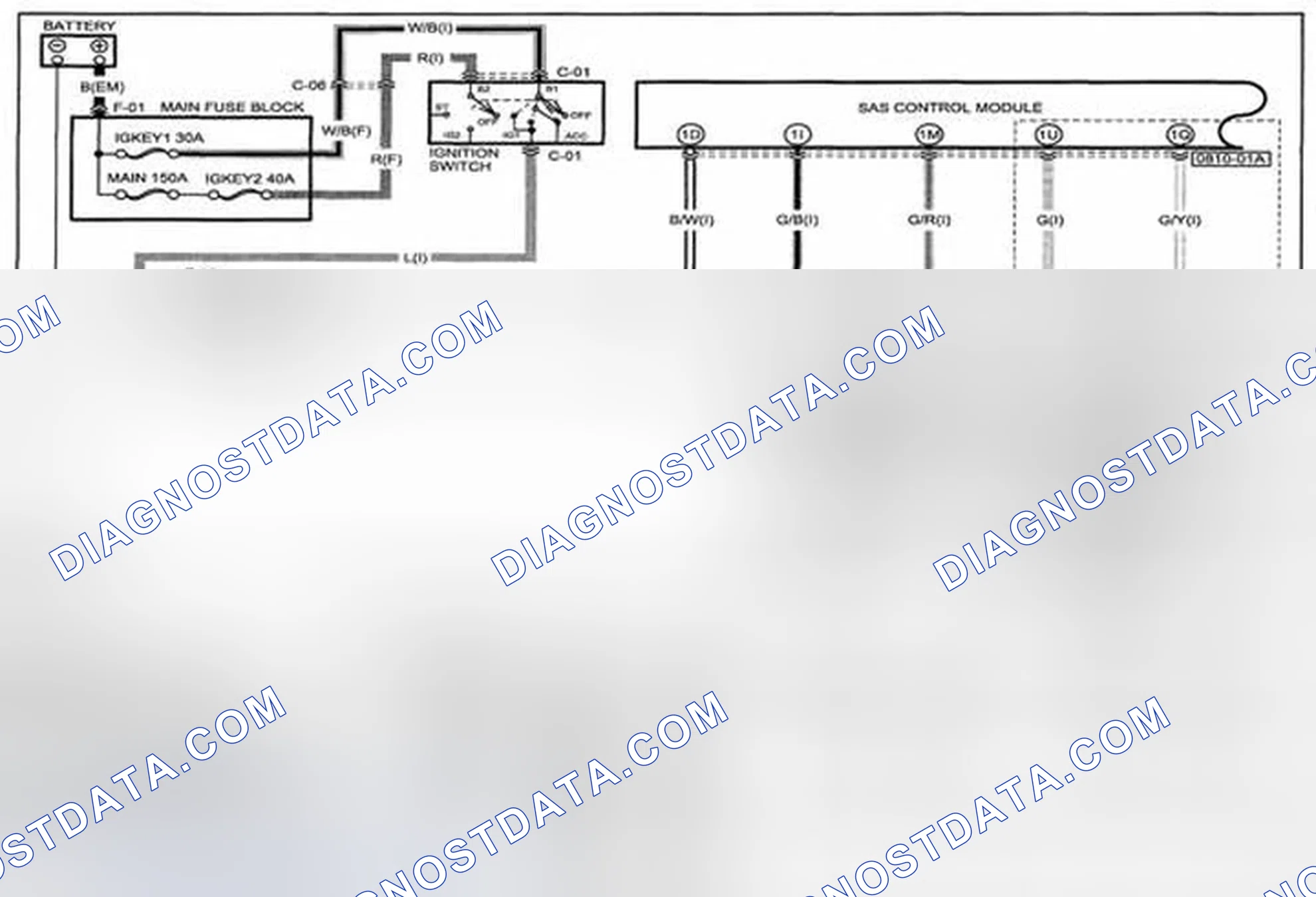 Scheme 150: Air Bag System (Includes Pre-Tensioner Seat Belt Information) Wiring Diagram - 0810-A (1 Of 2)
