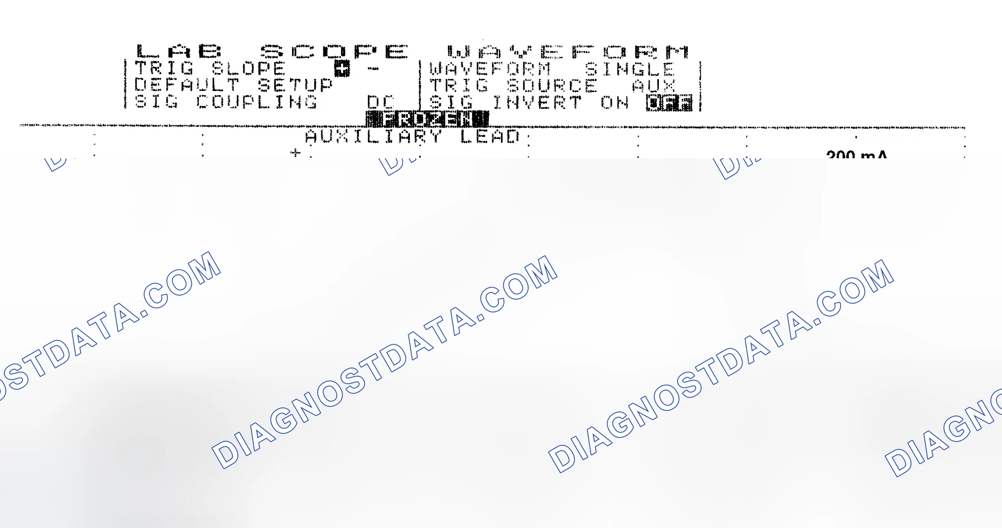 Scheme 13: Single Injector w/Normal Current Flow - Current Pattern