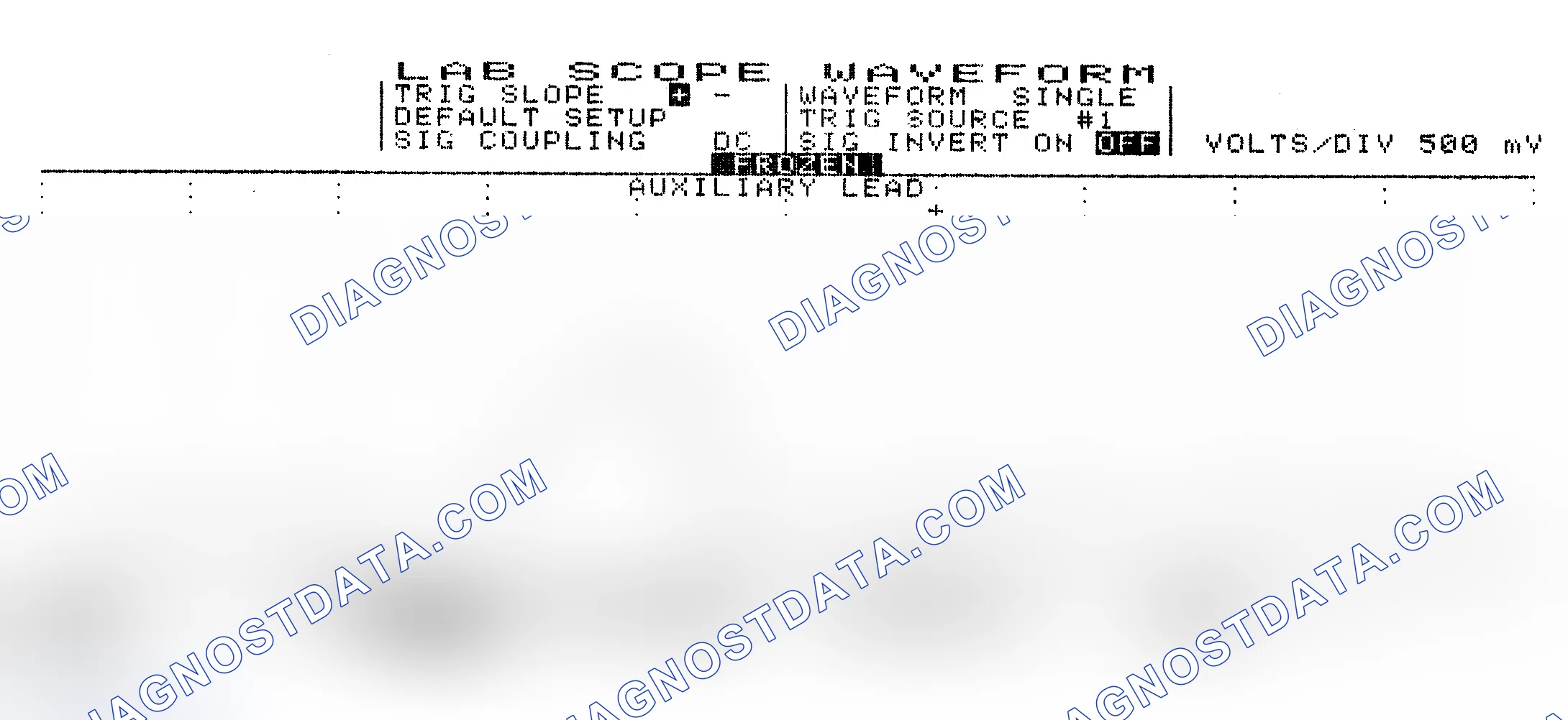 Scheme 10: Single Injector w/Excessive Current Flow - Current Pattern