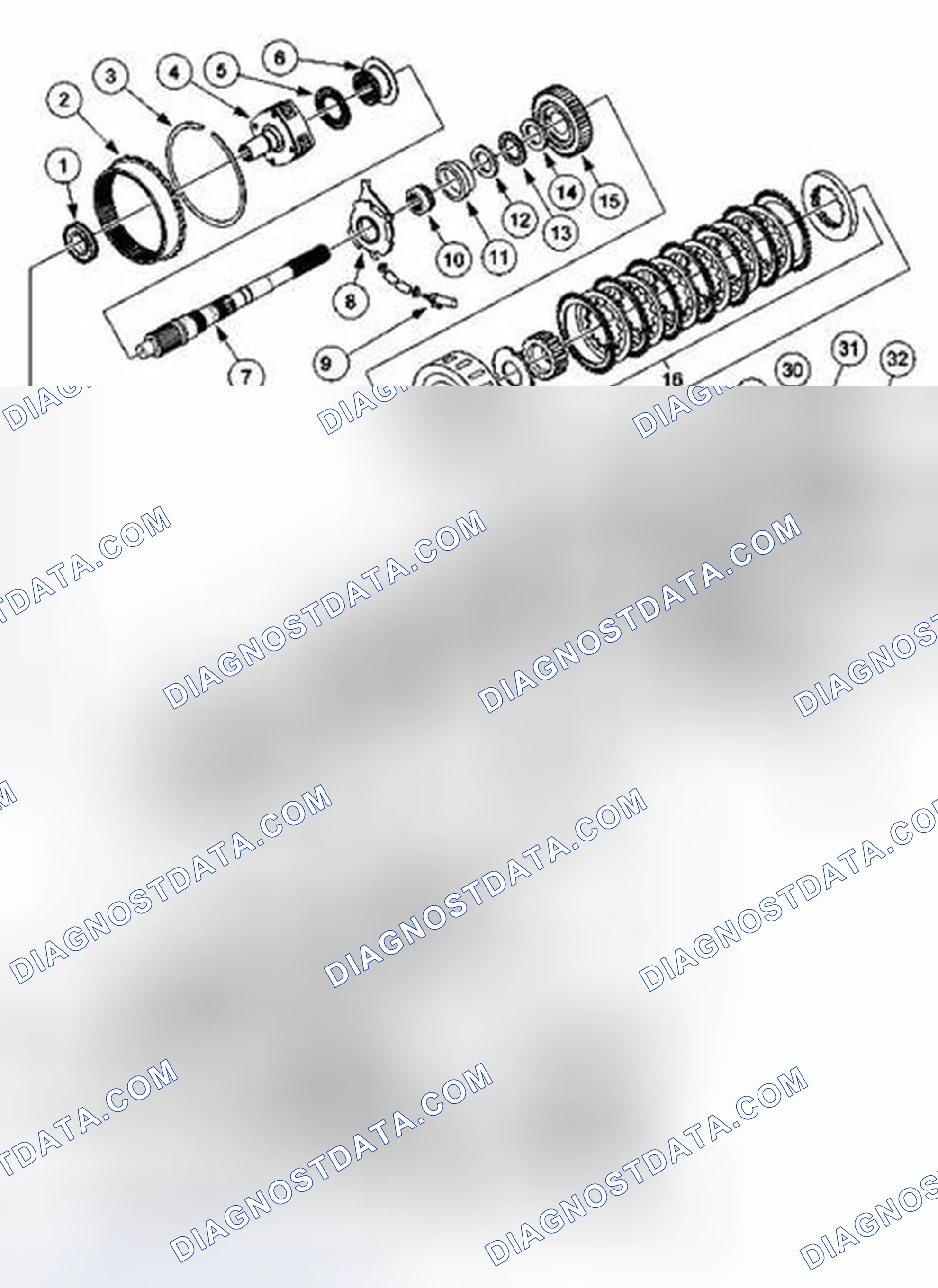 Scheme 26: Transfer Case Exploded View