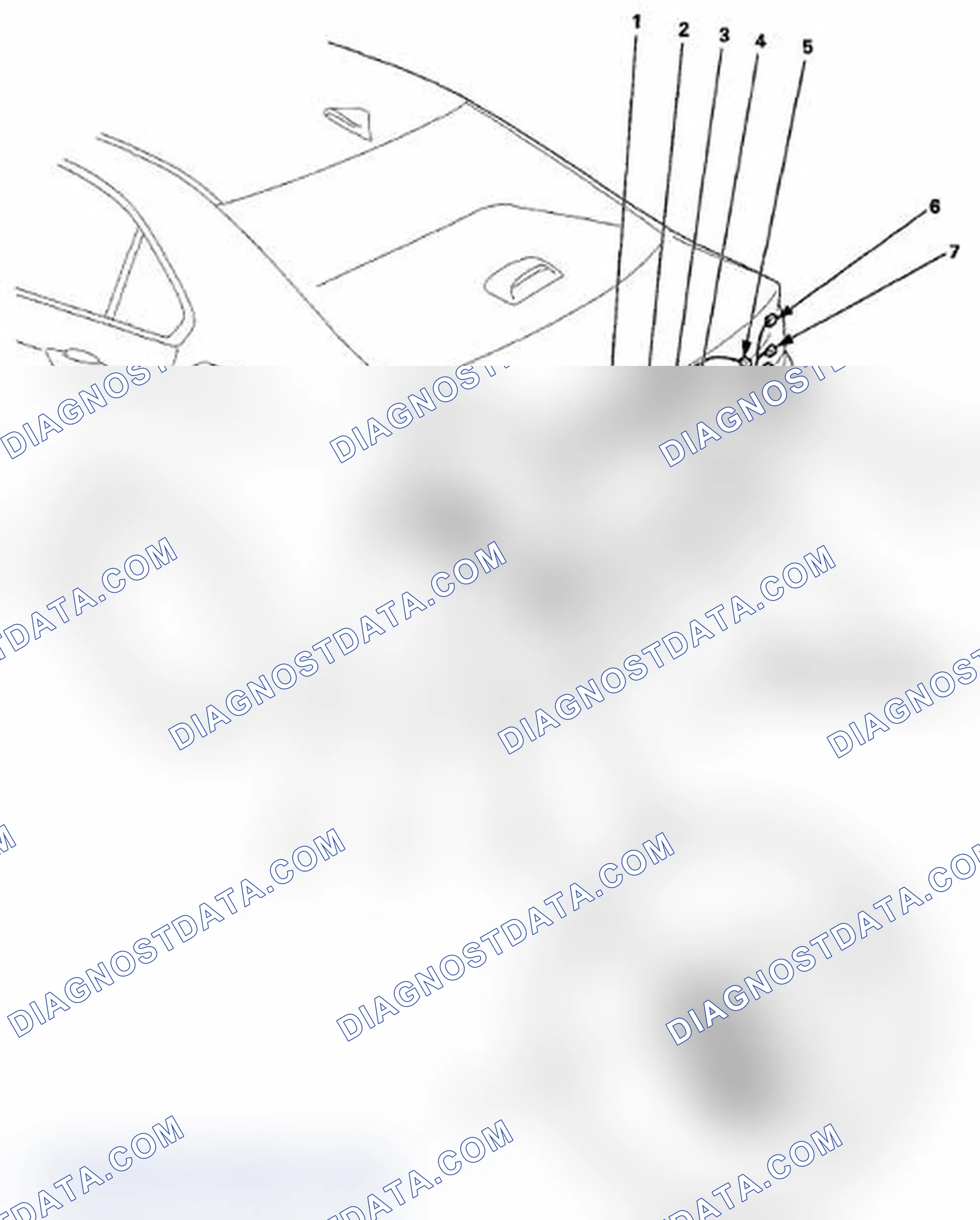 Scheme 36: Identifying Rear Wire Harness