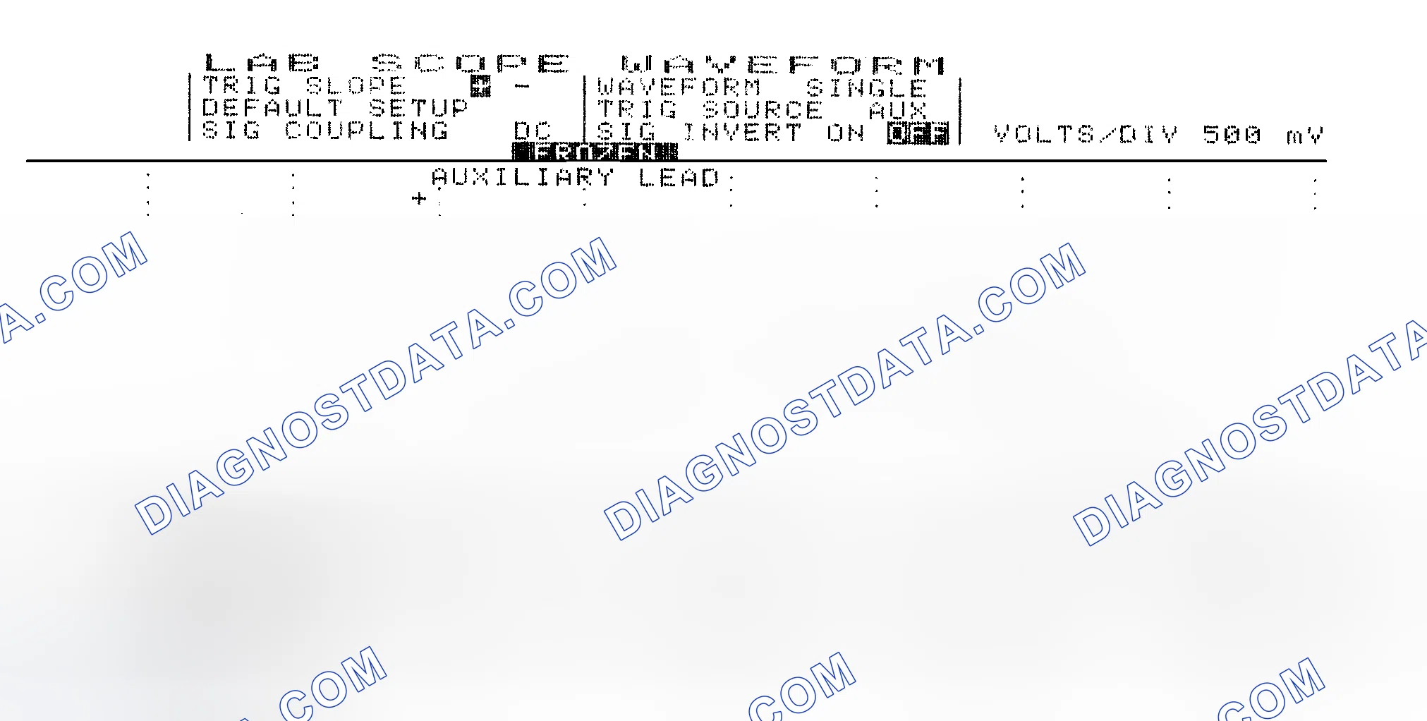 Scheme 14: Single Injector w/Excessive Current Flow - Current Pattern