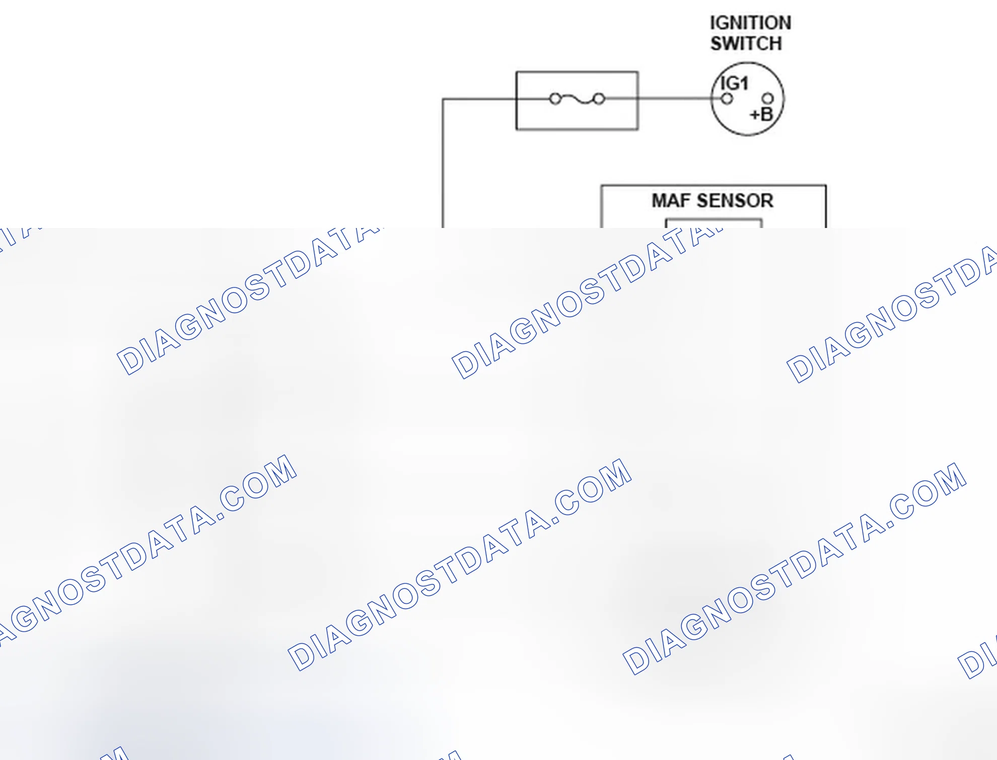 Scheme 27: Mass Airflow (MAF) Sensor Circuit Diagram