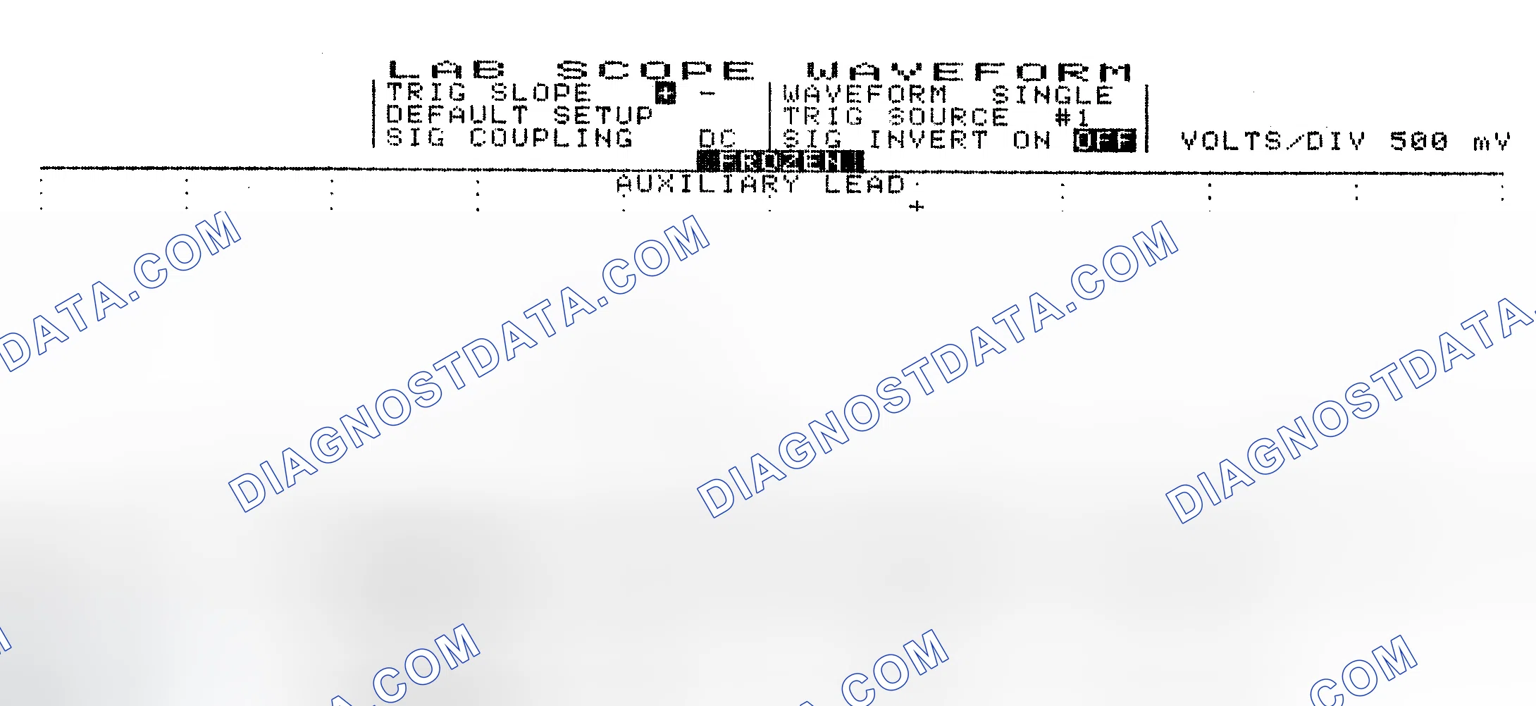 Scheme 10: Single Injector w/Excessive Current Flow - Current Pattern