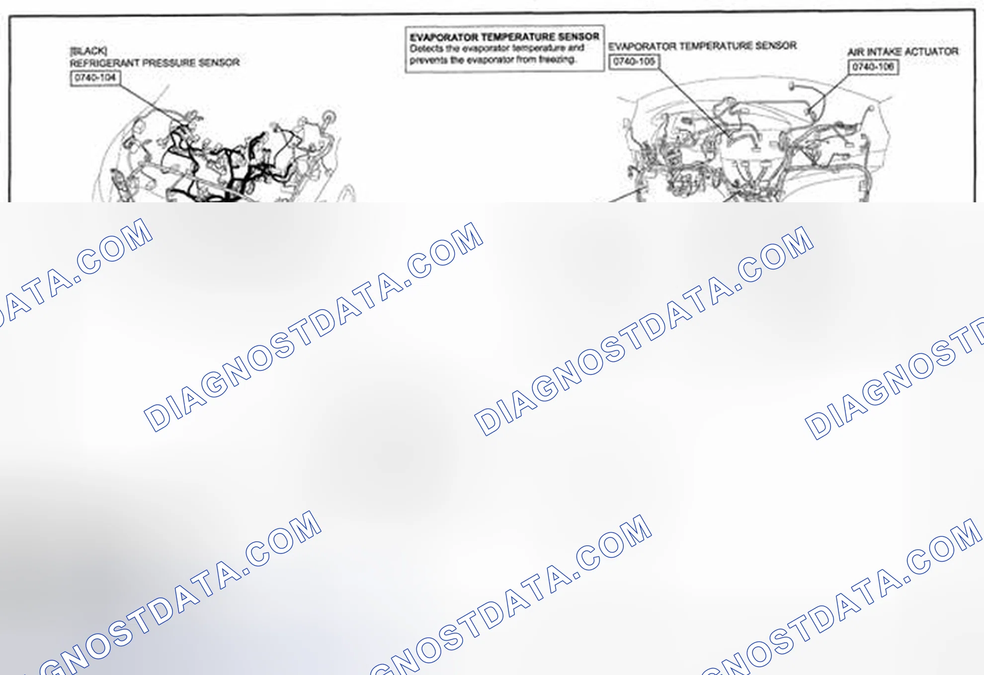 Scheme 207: Heater And Air Conditioner System (Manual A/C) Wiring Diagram - 0740-1b (2 Of 2)