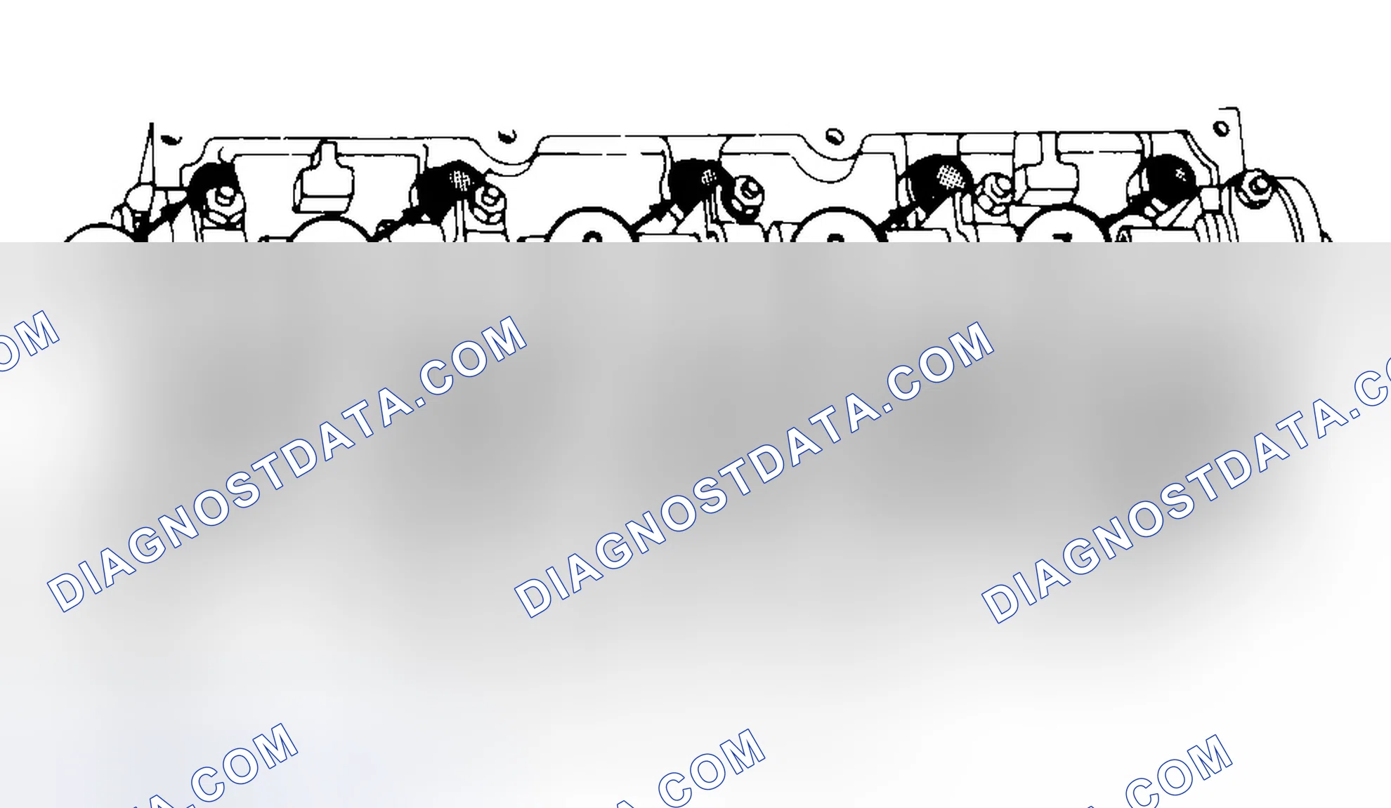 Scheme 7: Typical Cylinder Head Tightening or Loosening Sequence