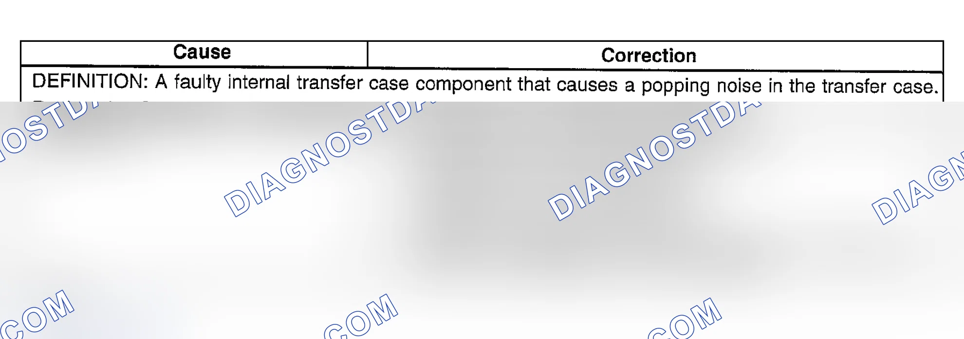 Scheme 22: Transfer Case Popping Noise