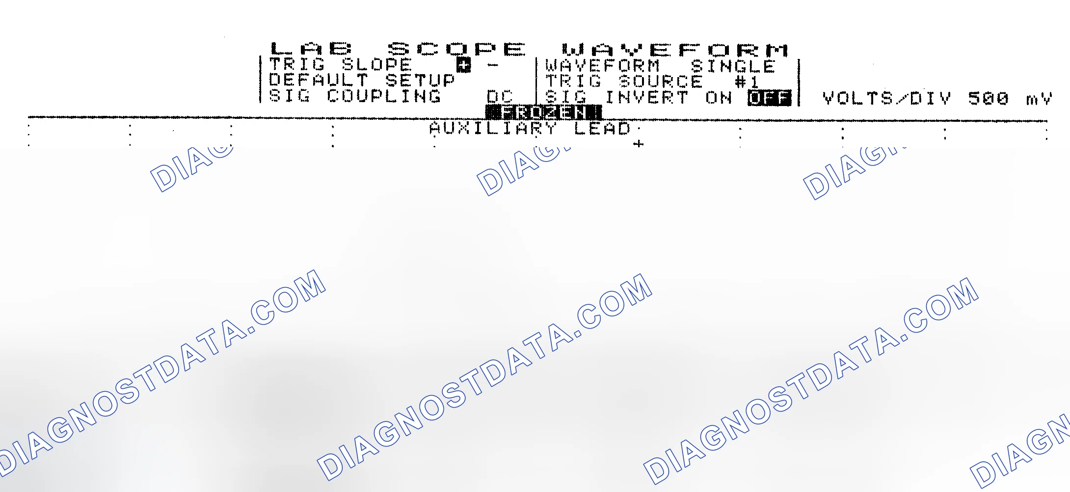Scheme 10: Single Injector w/Excessive Current Flow - Current Pattern