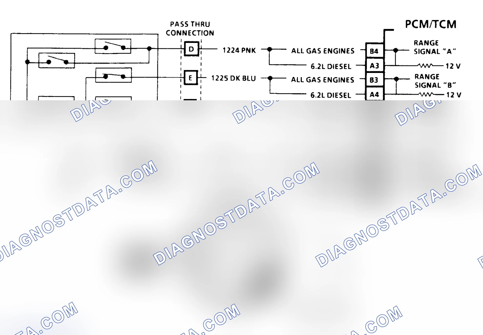 Scheme 290: CODE 68, OVERDRIVE RATIO ERROR - LT. TRUCK