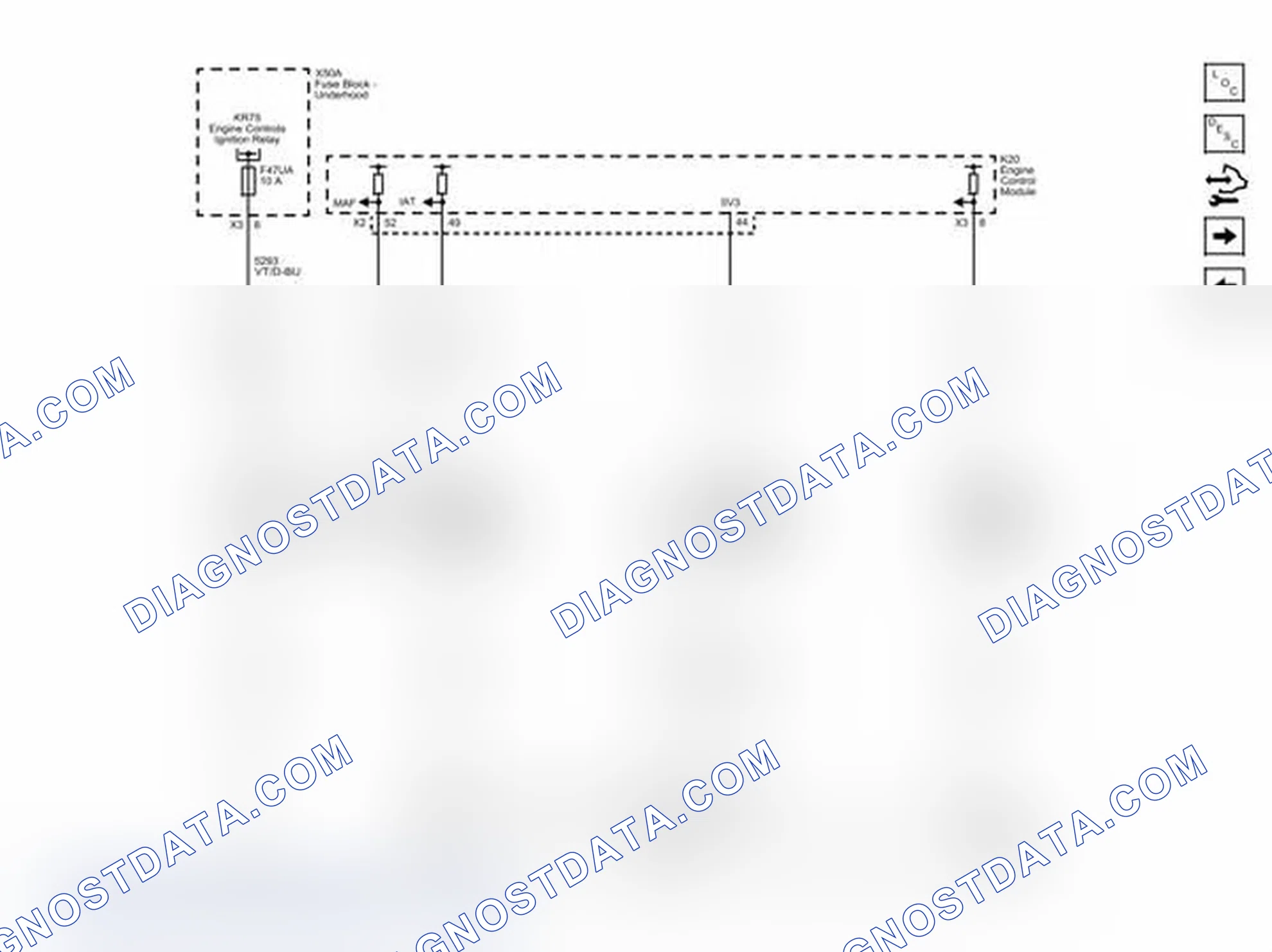 Scheme 104: Engine Data Sensors - Pressure and Temperature Controls