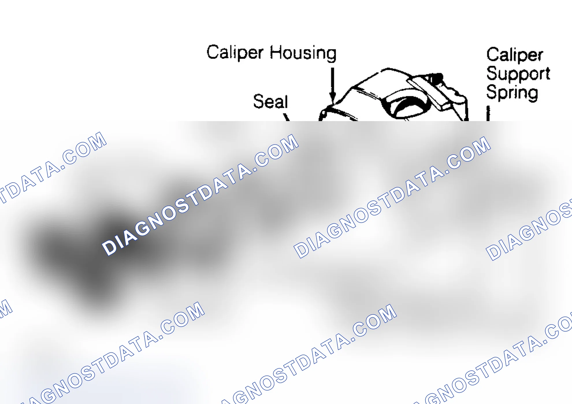 Scheme 29: Exploded View of Bendix Sliding Caliper Assembly