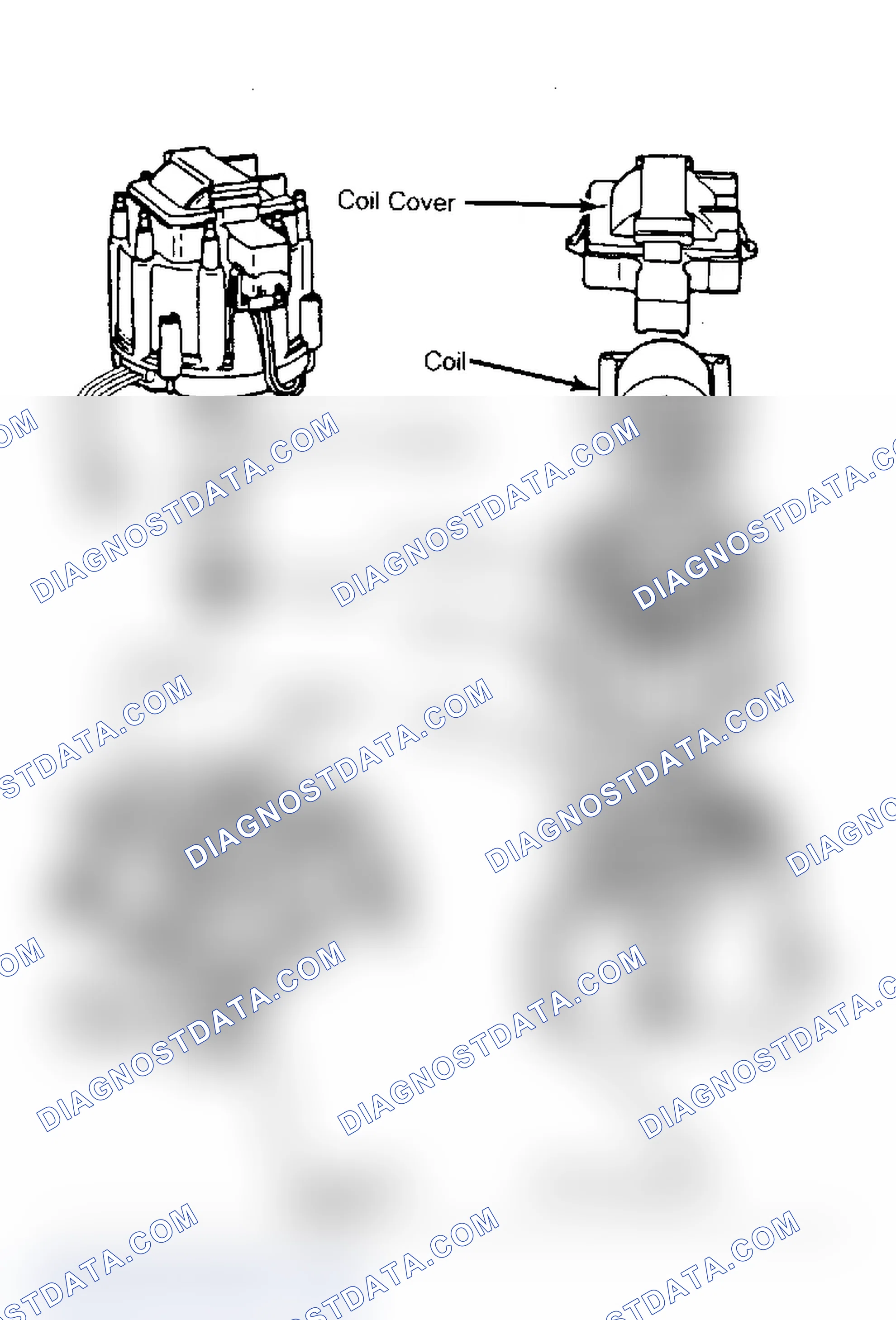 Scheme 1: Disassembled View of HEI-EST Distributor Integral coil model shown.