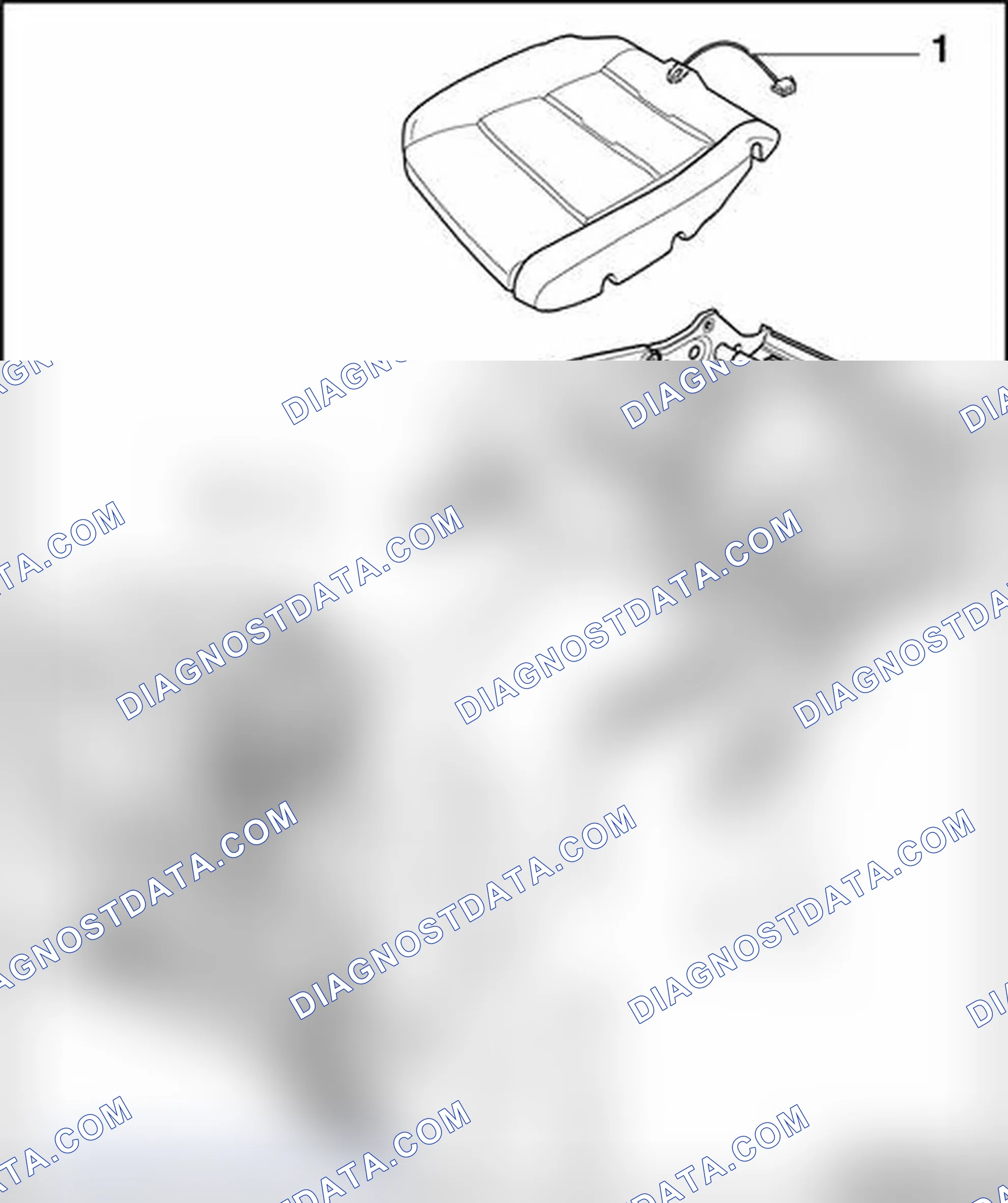 Scheme 243: Seat wiring assignment