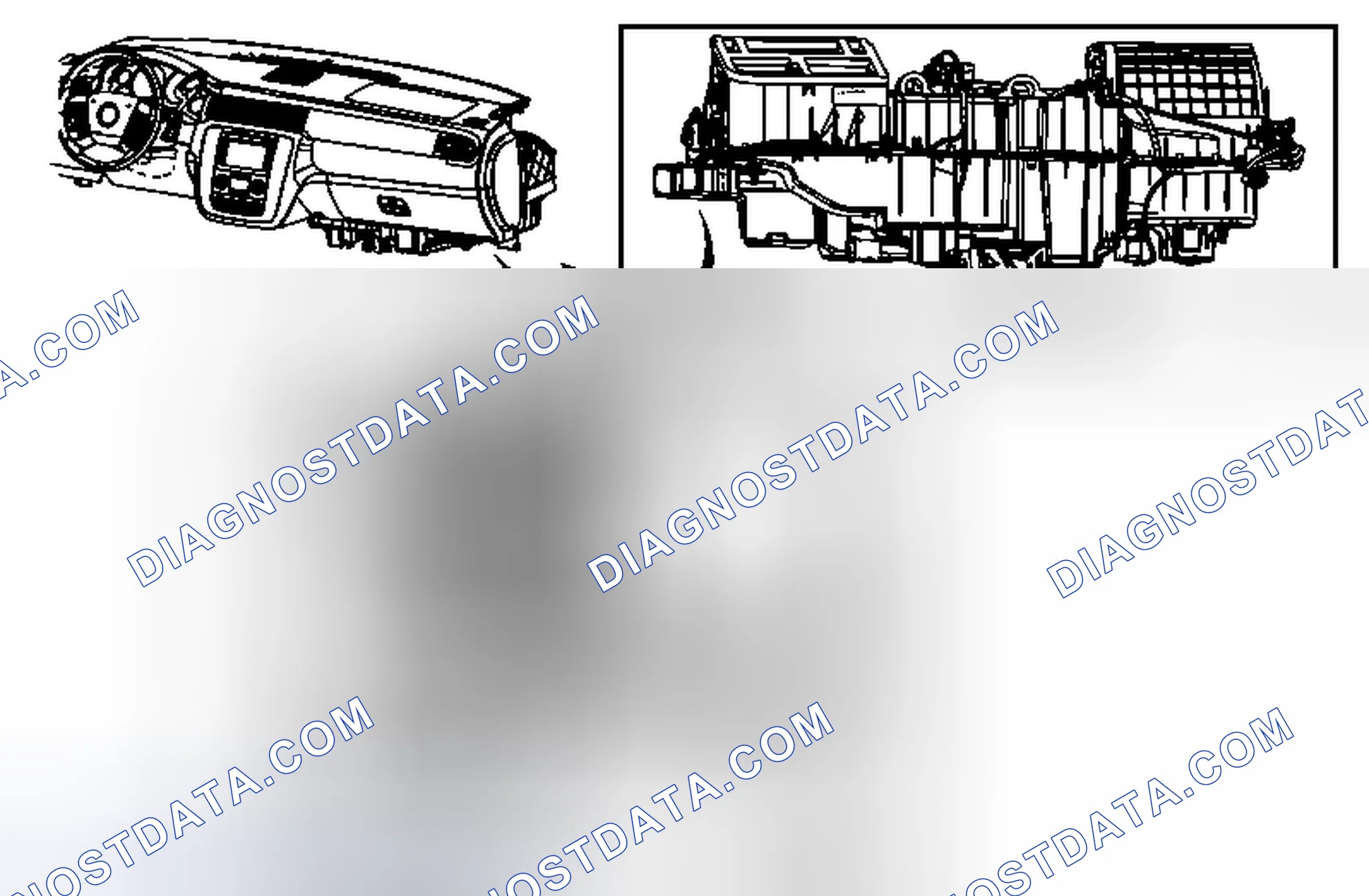 Scheme 94: Duct Air Temperature Sensor Replacement - Lower Left Side