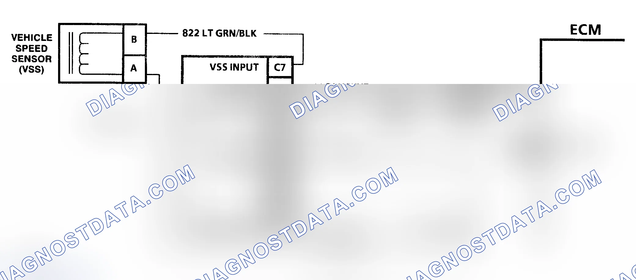Scheme 14: Code 24 Schematic ("C" & "K" Series 5.7L M/T) Vehicle Speed Sensor