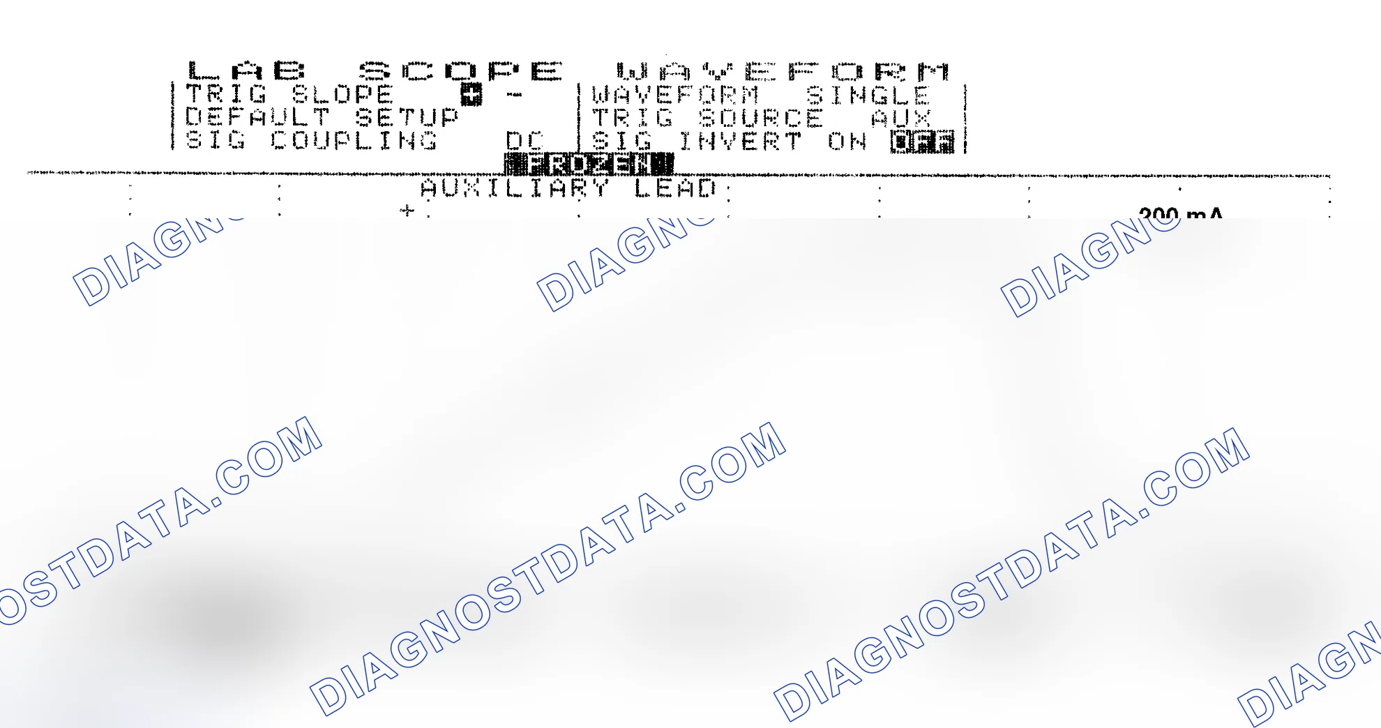 Scheme 13: Single Injector w/Normal Current Flow - Current Pattern