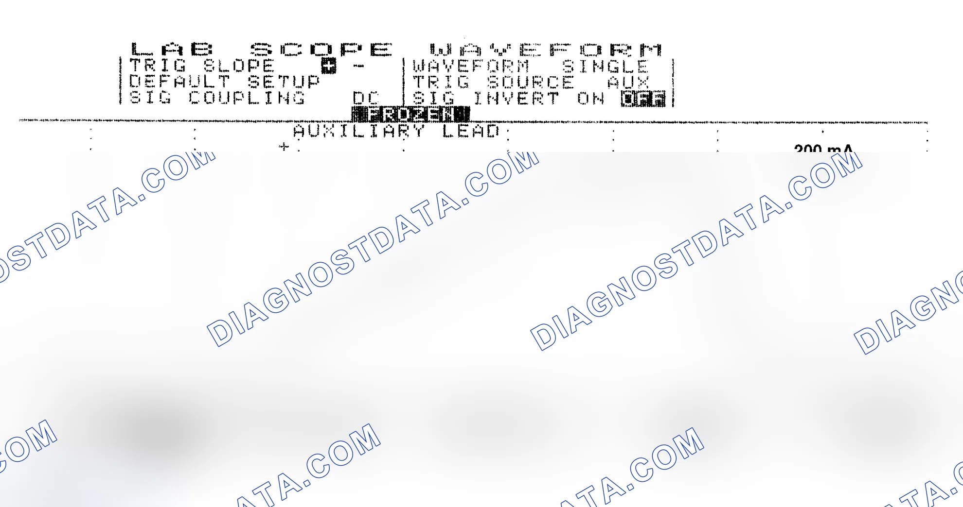 Scheme 13: Single Injector w/Normal Current Flow - Current Pattern
