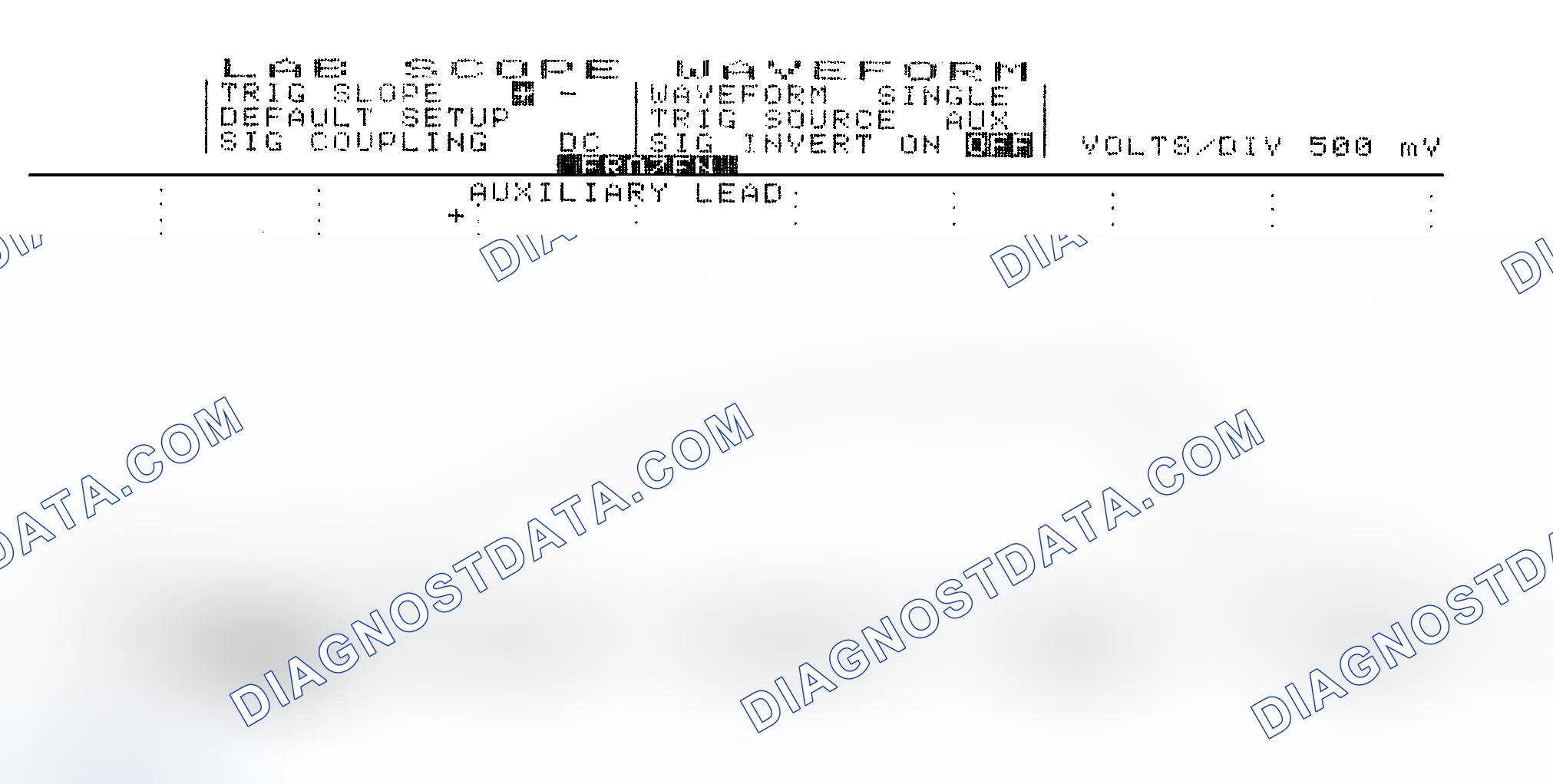 Scheme 14: Single Injector w/Excessive Current Flow - Current Pattern