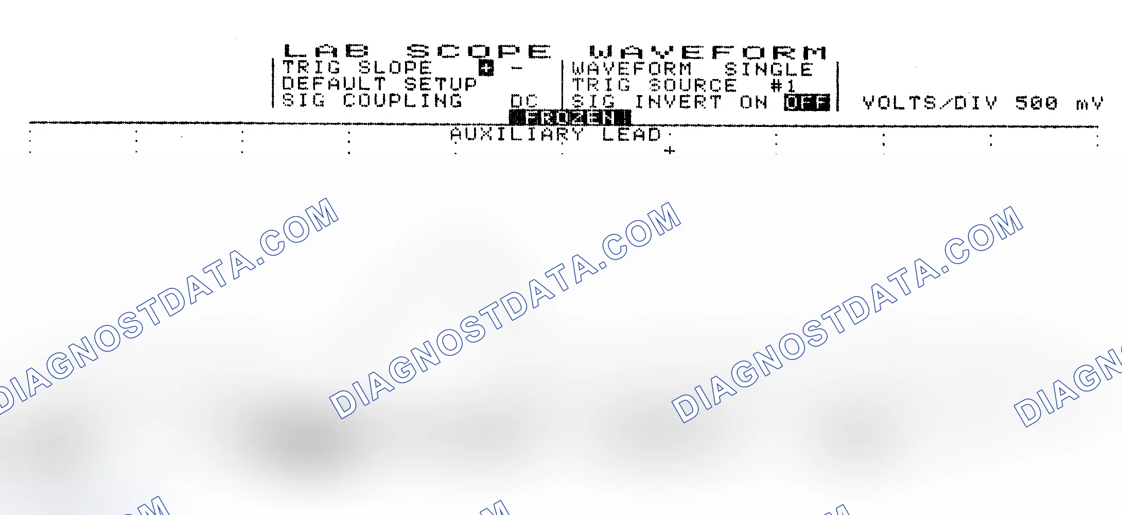 Scheme 10: Single Injector w/Excessive Current Flow - Current Pattern