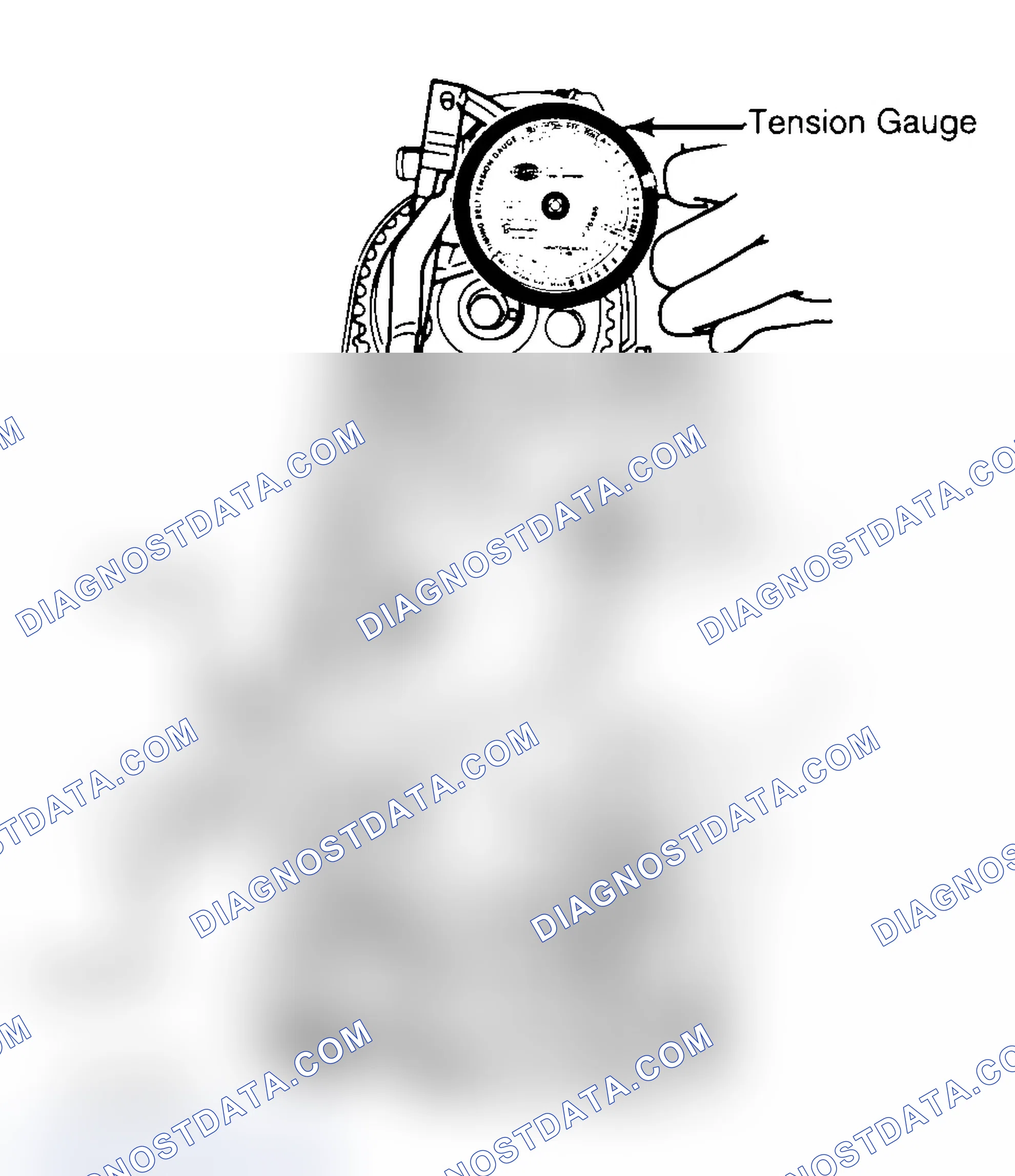 Scheme 28: Adjusting Typical Timing Belt Tension