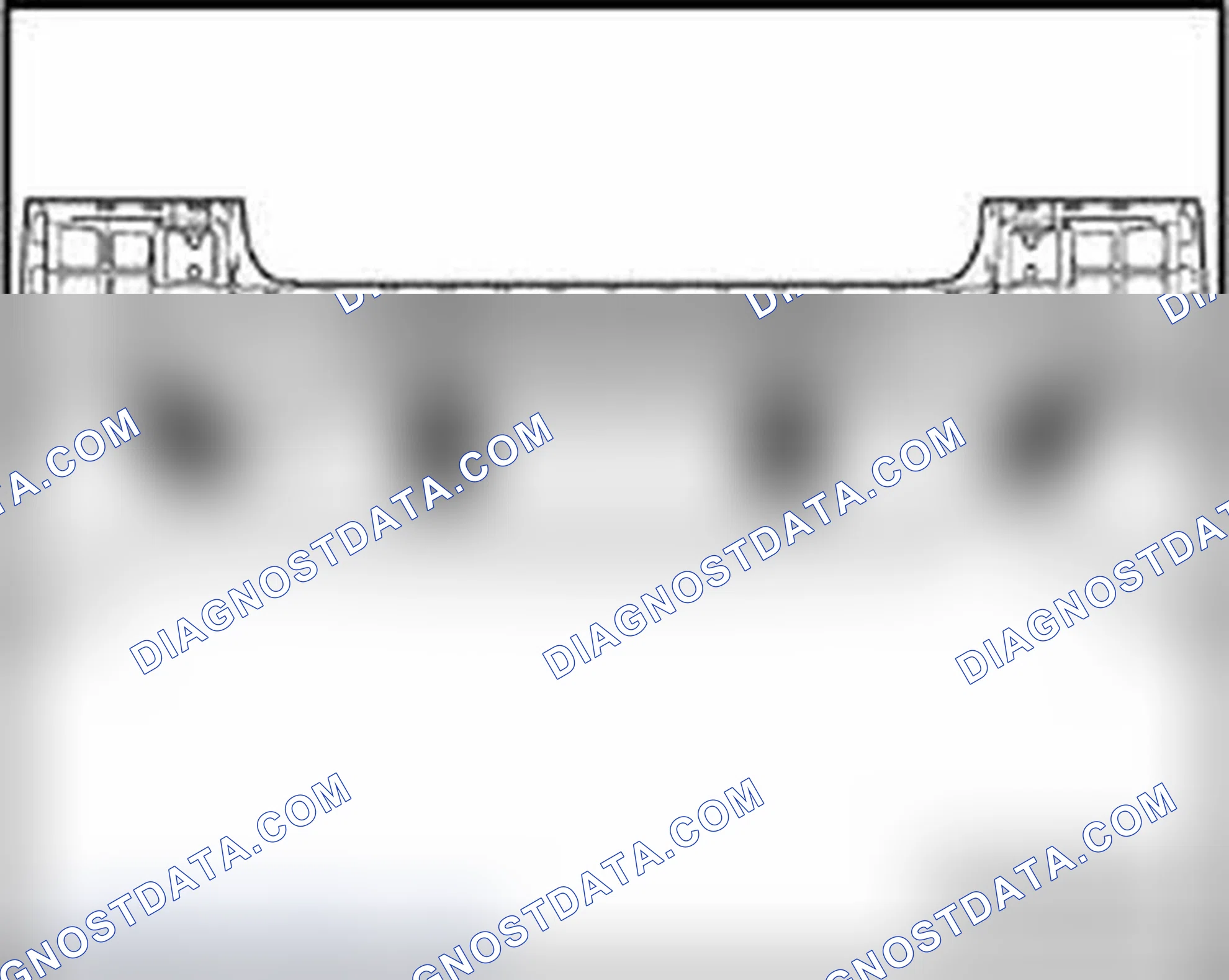 Scheme 306: Rear parking aid sensors, removing and installing