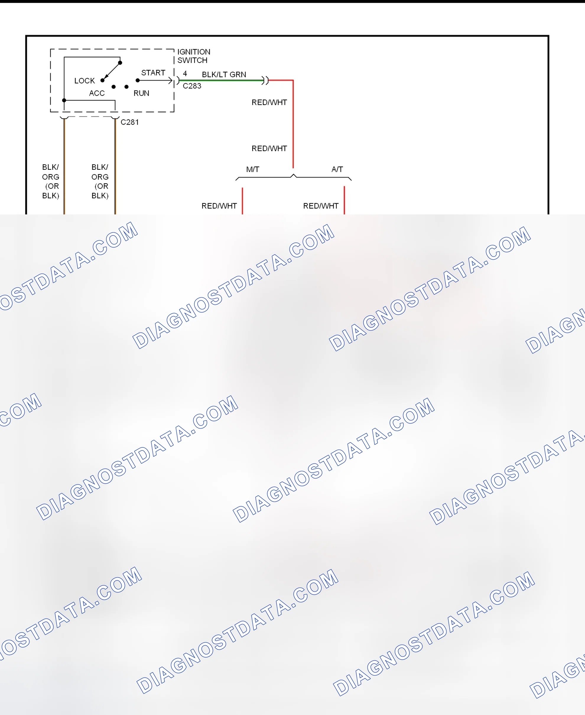 Scheme 1: Starter System Wiring Diagram