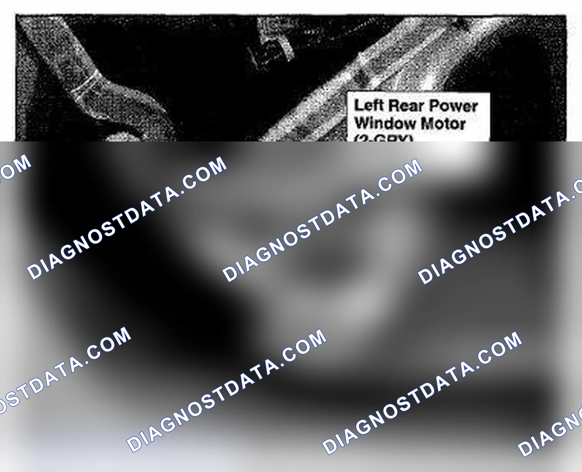 Scheme 531: Left Rear Door (Right Similar) Component Location (Photo 144)