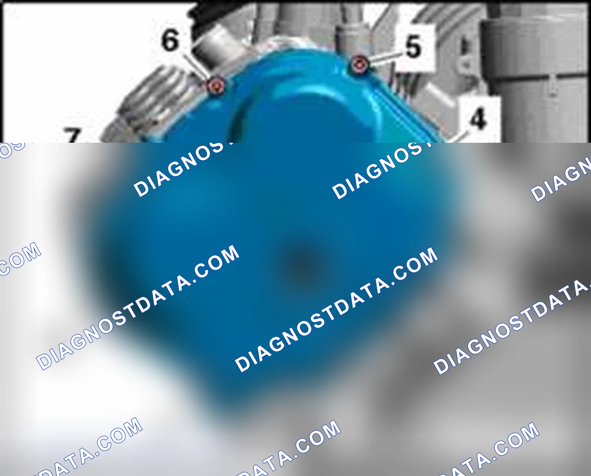 Scheme 188: Left timing chain cover, tightening sequence