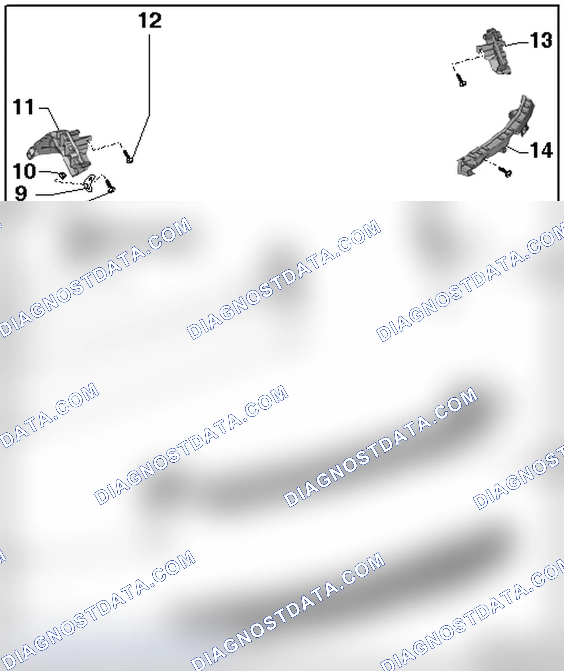 Scheme 17: IMPACT MEMBER, SHOCK ABSORBER AND GUIDE PIECE ASSEMBLY OVERVIEW