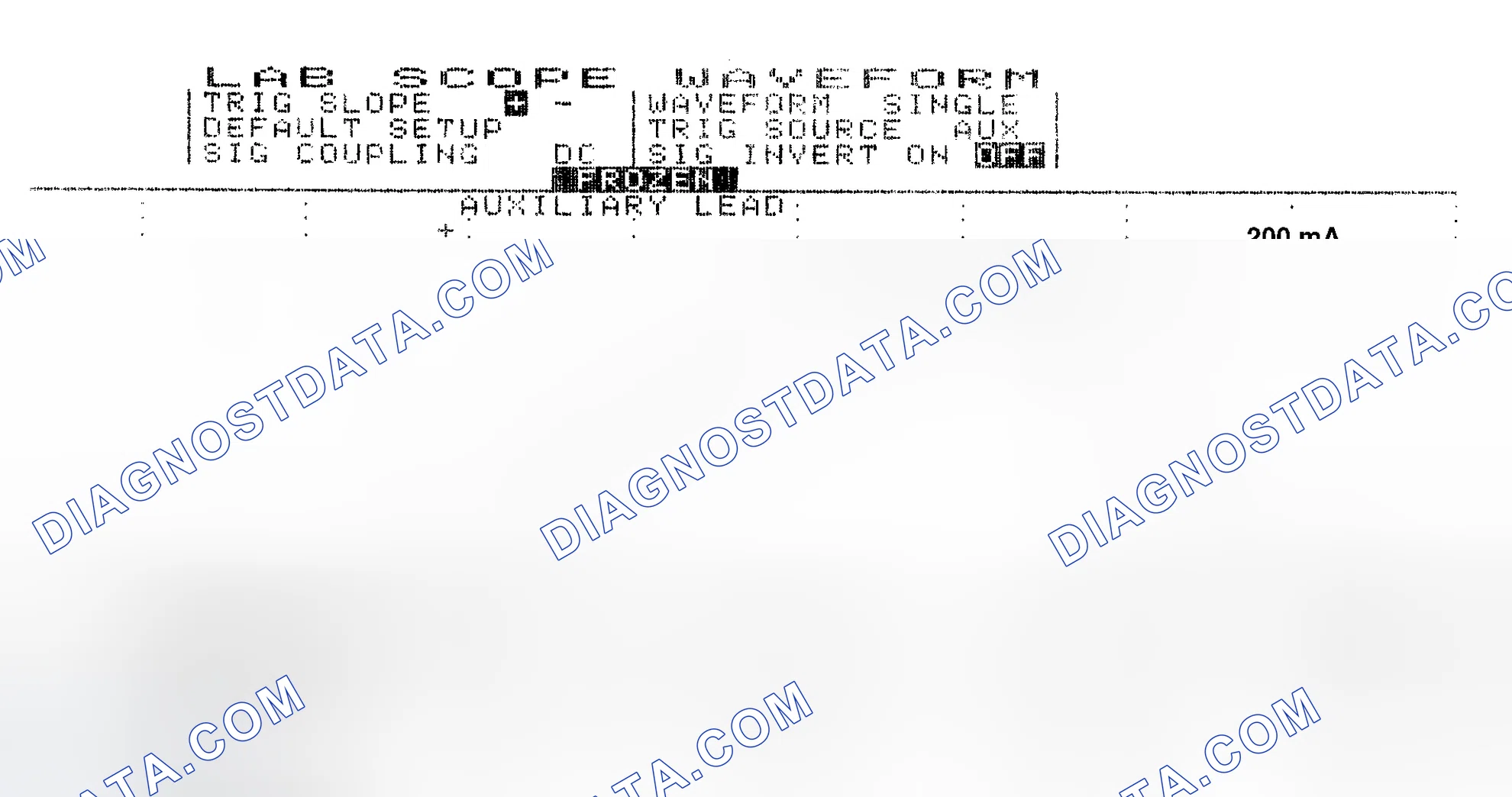 Scheme 13: Single Injector w/Normal Current Flow - Current Pattern