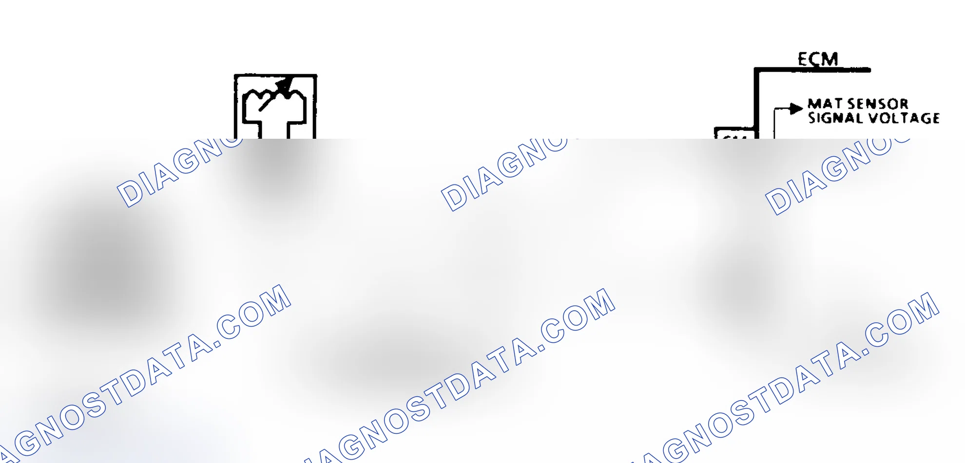 Scheme 190: Schematic, Code 23: MAT Sensor Signal Voltage High