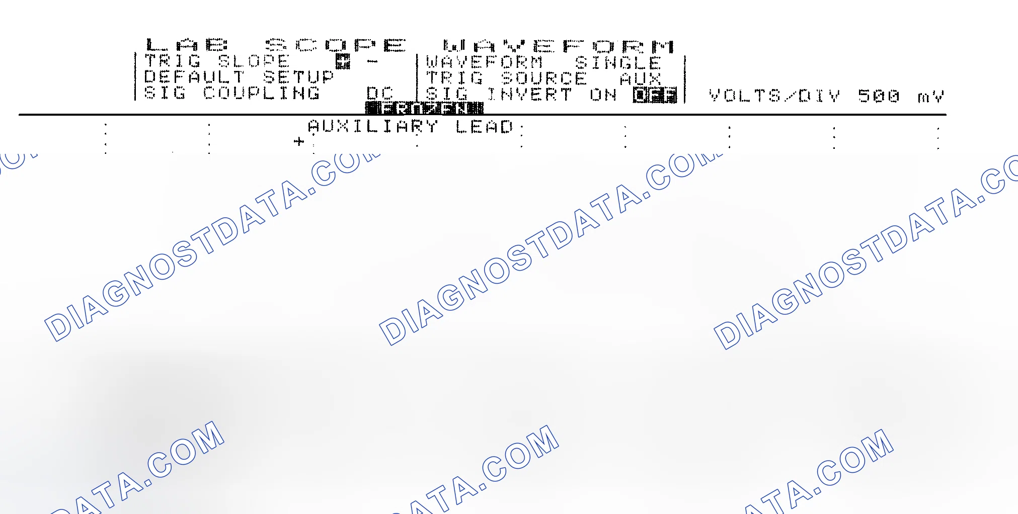Scheme 14: Single Injector w/Excessive Current Flow - Current Pattern